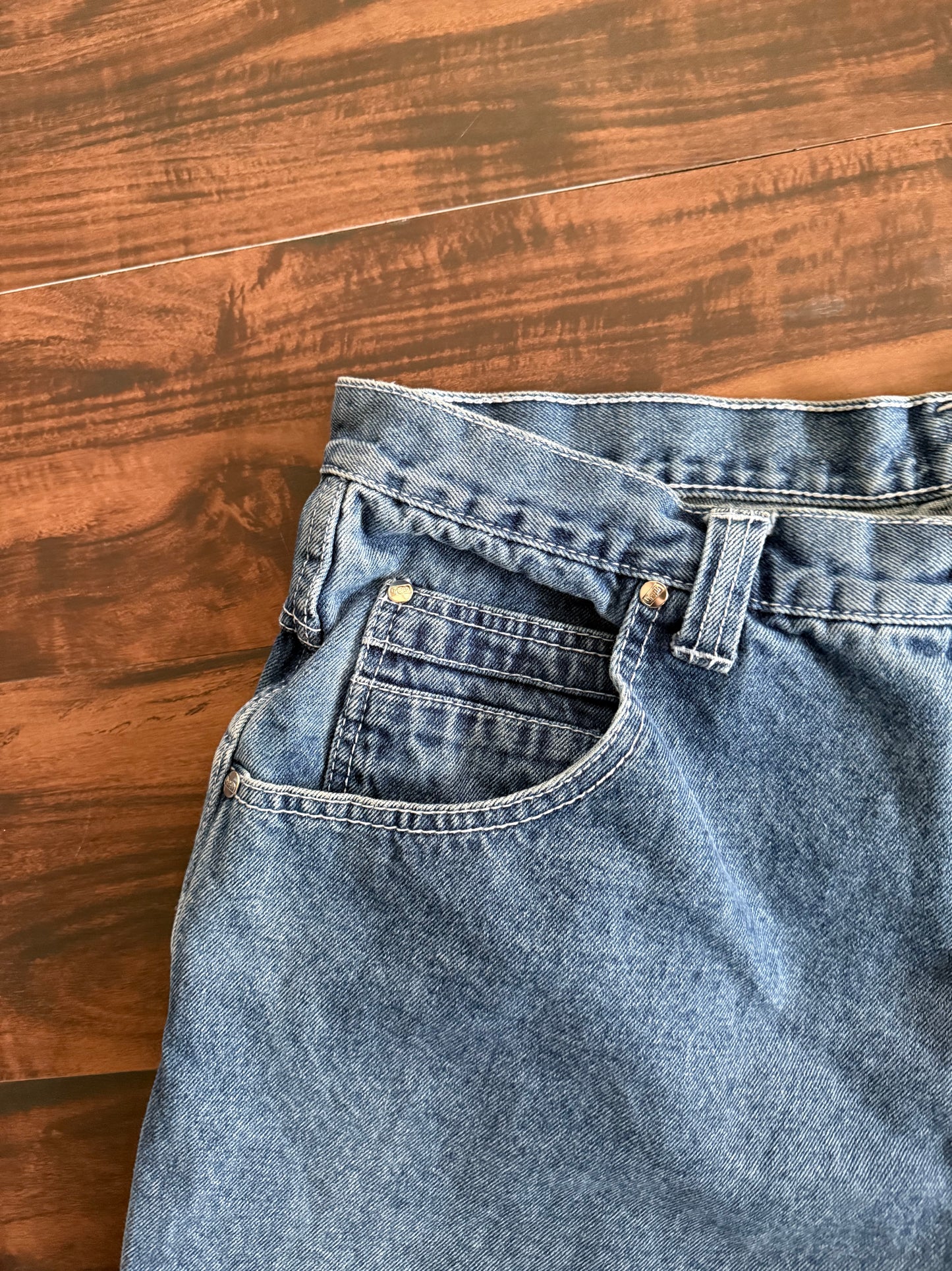 Vintage Y2K Urban Jeanswear Wide Leg Streetwear Jeans- 36x30