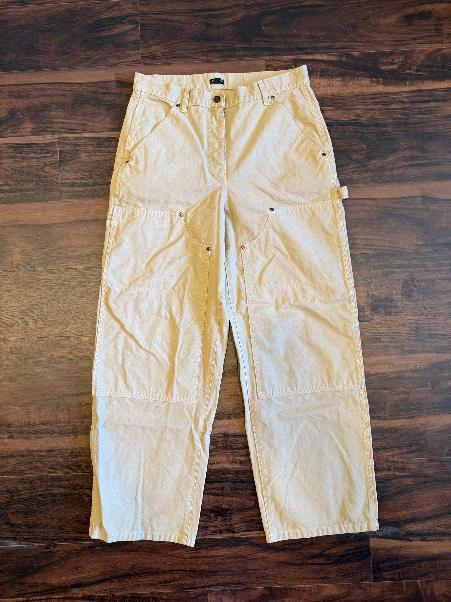 Vintage J. Crew Tan Double Knee Carpenter Pants- 32x30