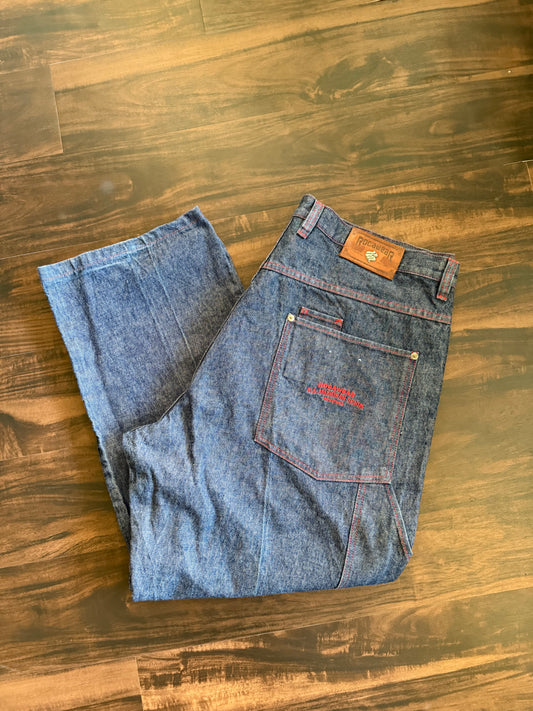 Vintage Roca Wear Baggy Streetwear Denim Jeans- 40x30
