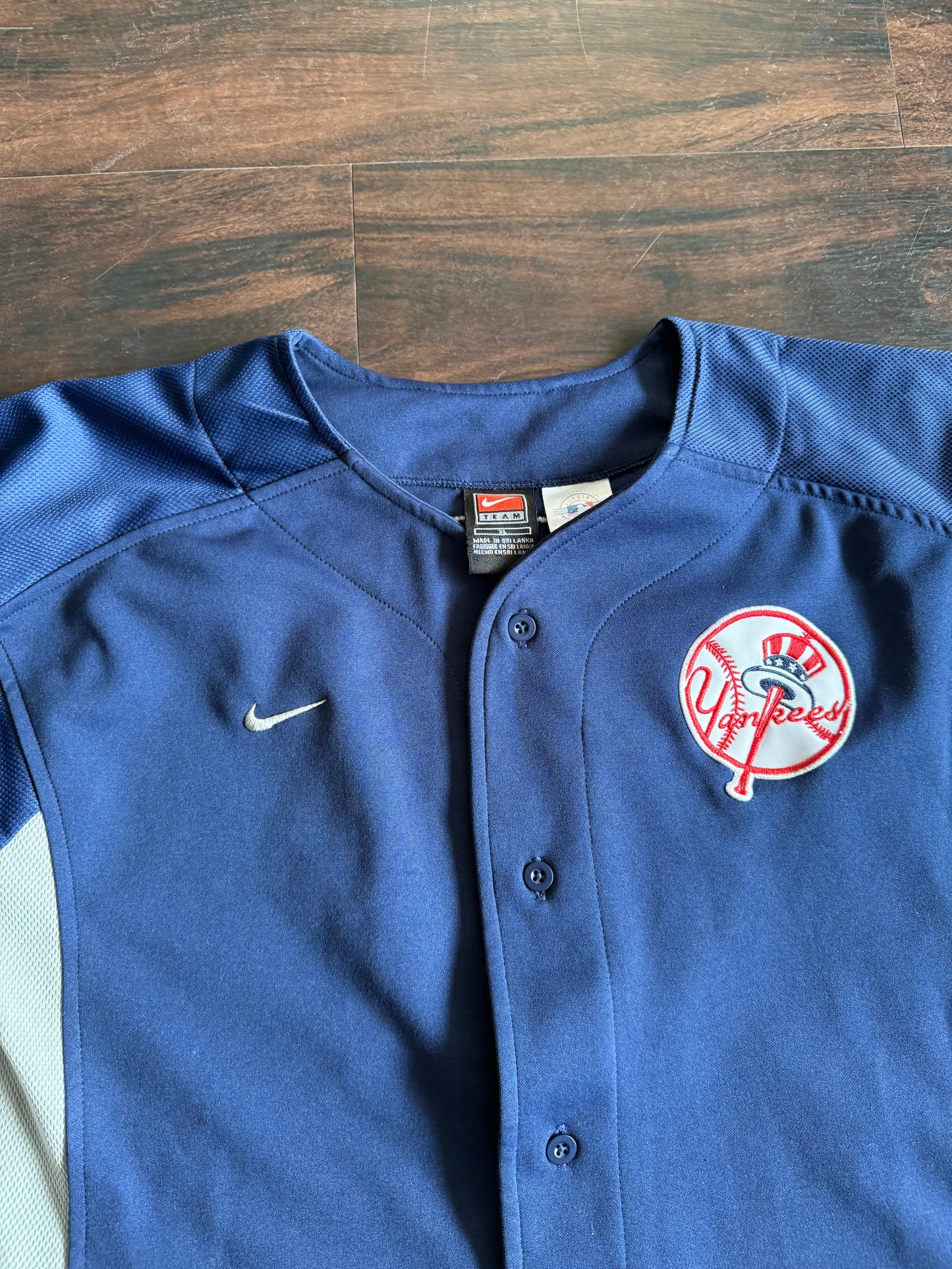 Vintage New York Yankees Team Nike Alex Rodriguez Baseball Jersey- L