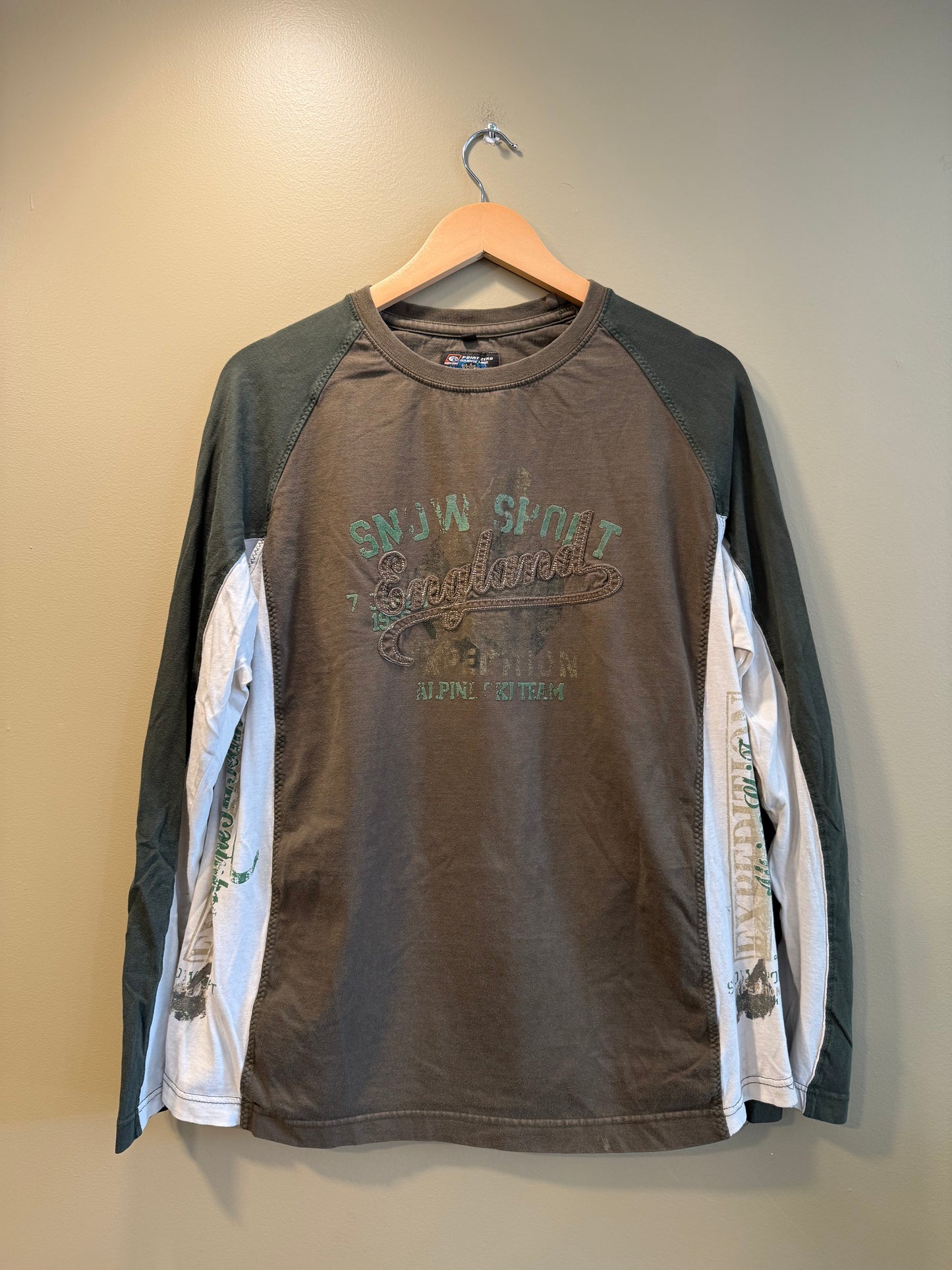 Vintage Point Zero Snow Sport England T-Shirt- L