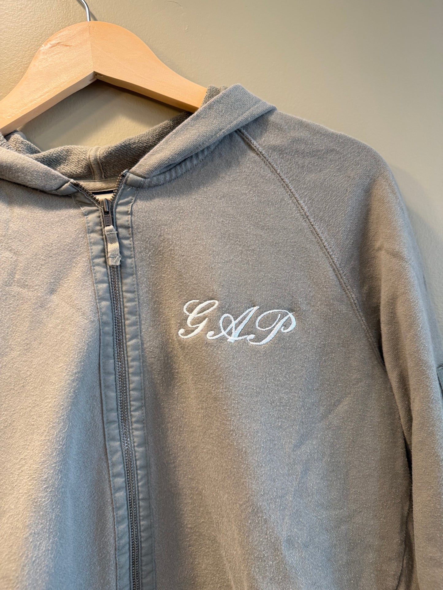 Vintage Y2K Gap Women’s Zip-Up Hoodie Sweatshirt- L