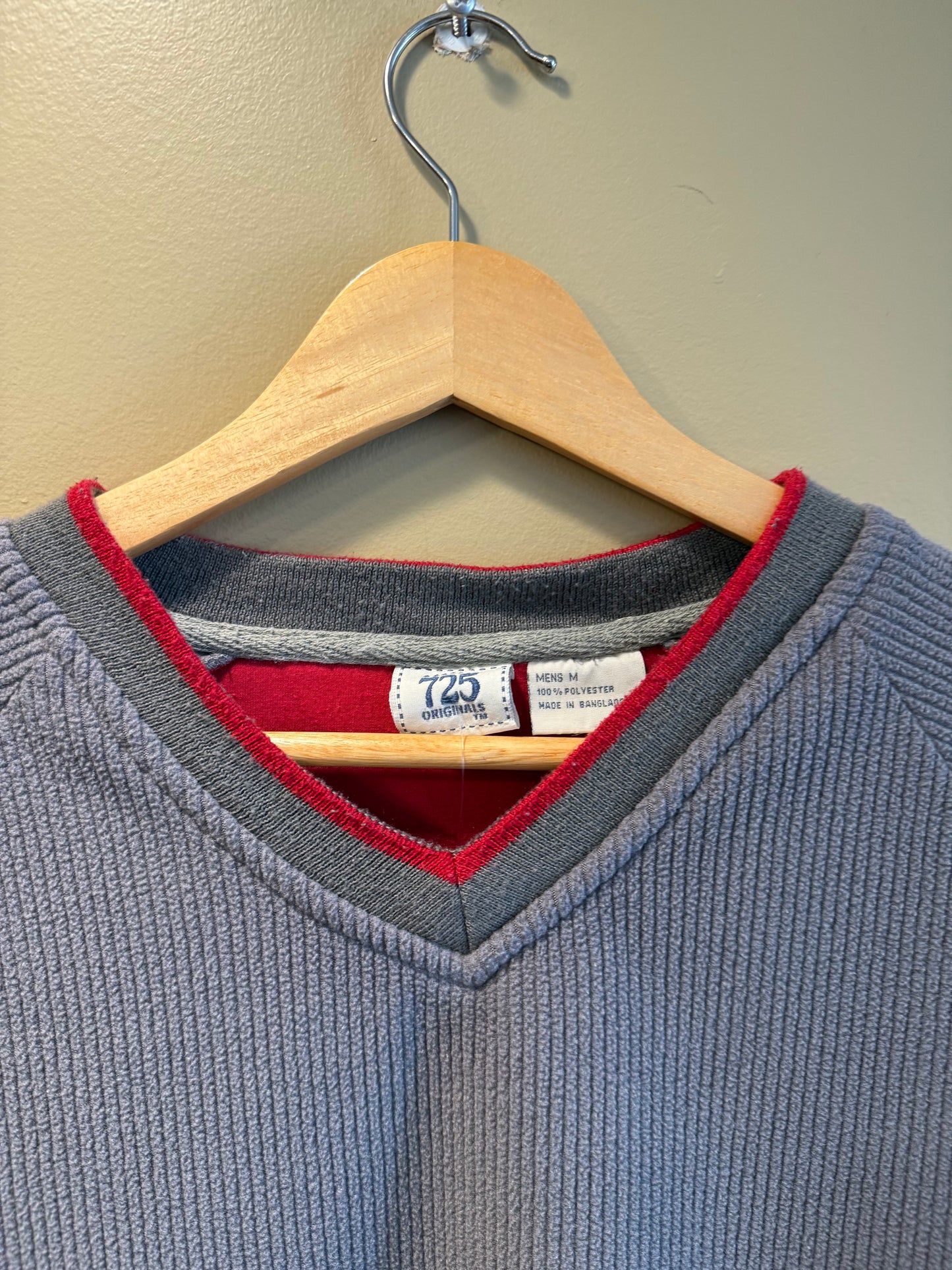 Vintage Y2K 725 Originals Ribbed Fleece Crewneck Sweatshirt- M/L