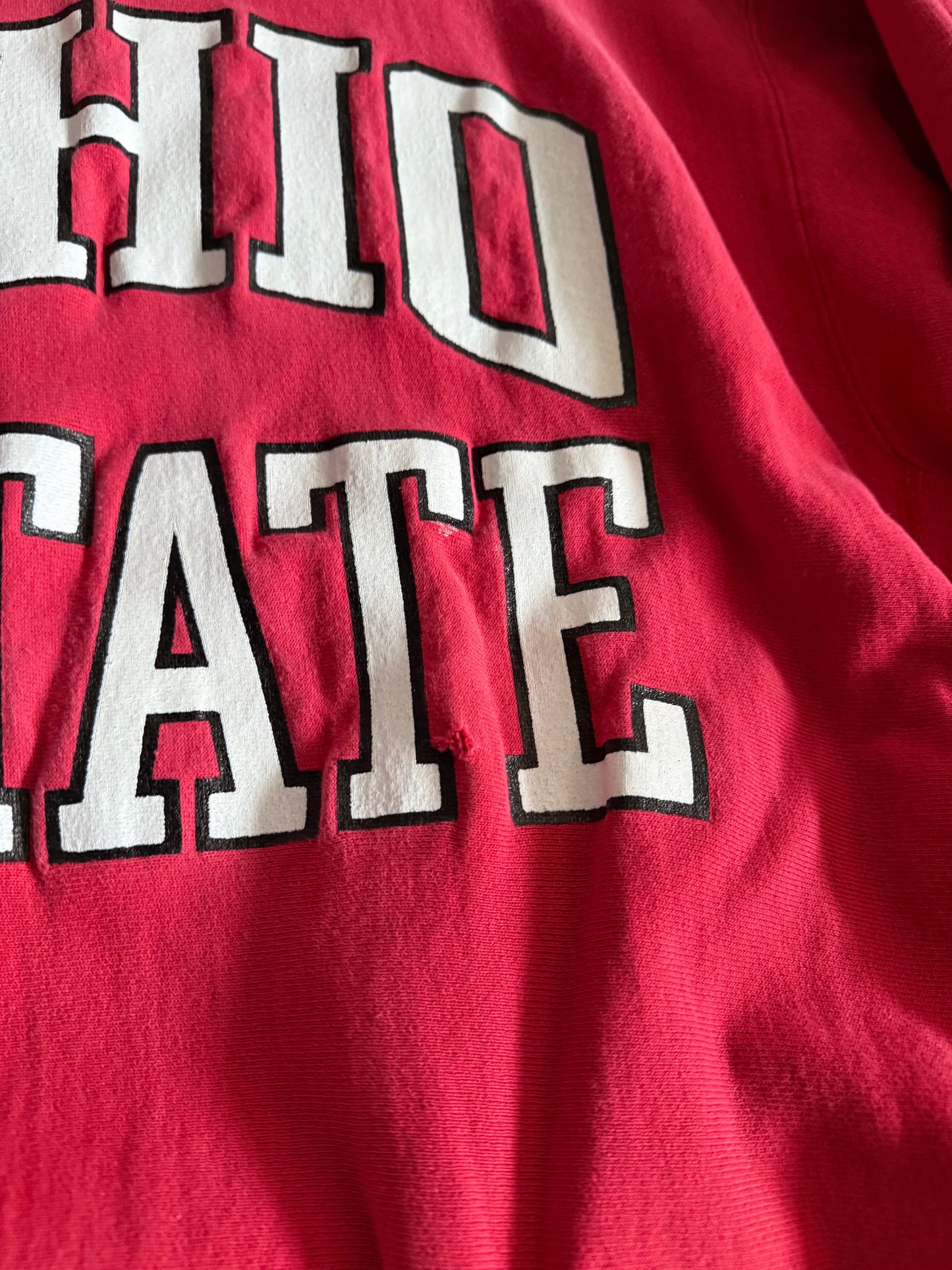 Vintage 80s Ohio State University Champion Reverse Weave Crewneck Sweatshirt- M