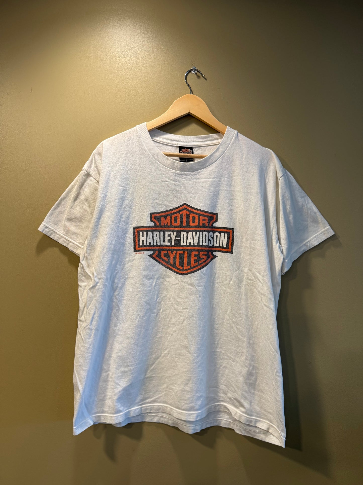 Vintage Harley Davidson White Eagle T-Shirt- XL