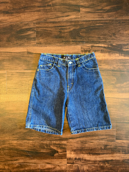 Vintage NSI Embroidered Streetwear Denim Jean Shorts- 27