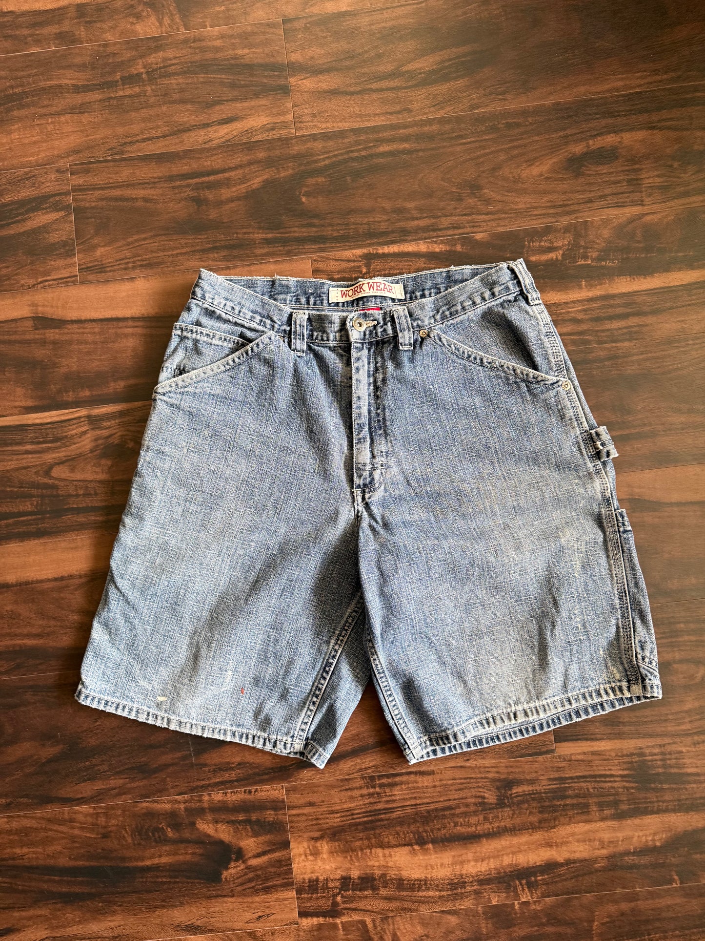 Vintage Sonoma Jean Co. Workwear Carpenter Denim Jean Shorts- 32