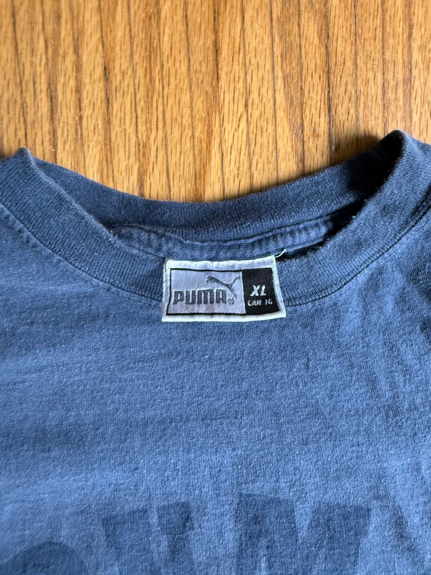 Vintage Puma Athletic Blue T-Shirt- XL