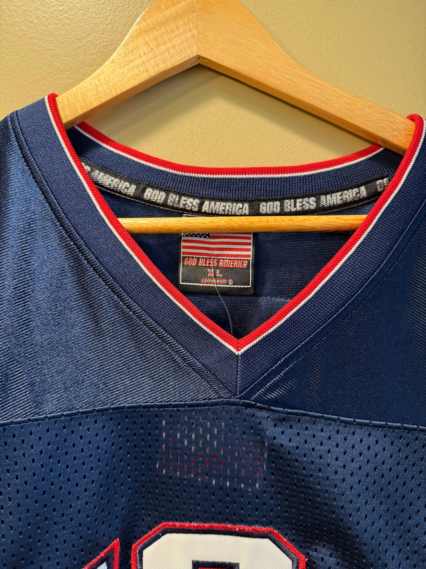 Vintage Y2K USA Football Jersey- XL