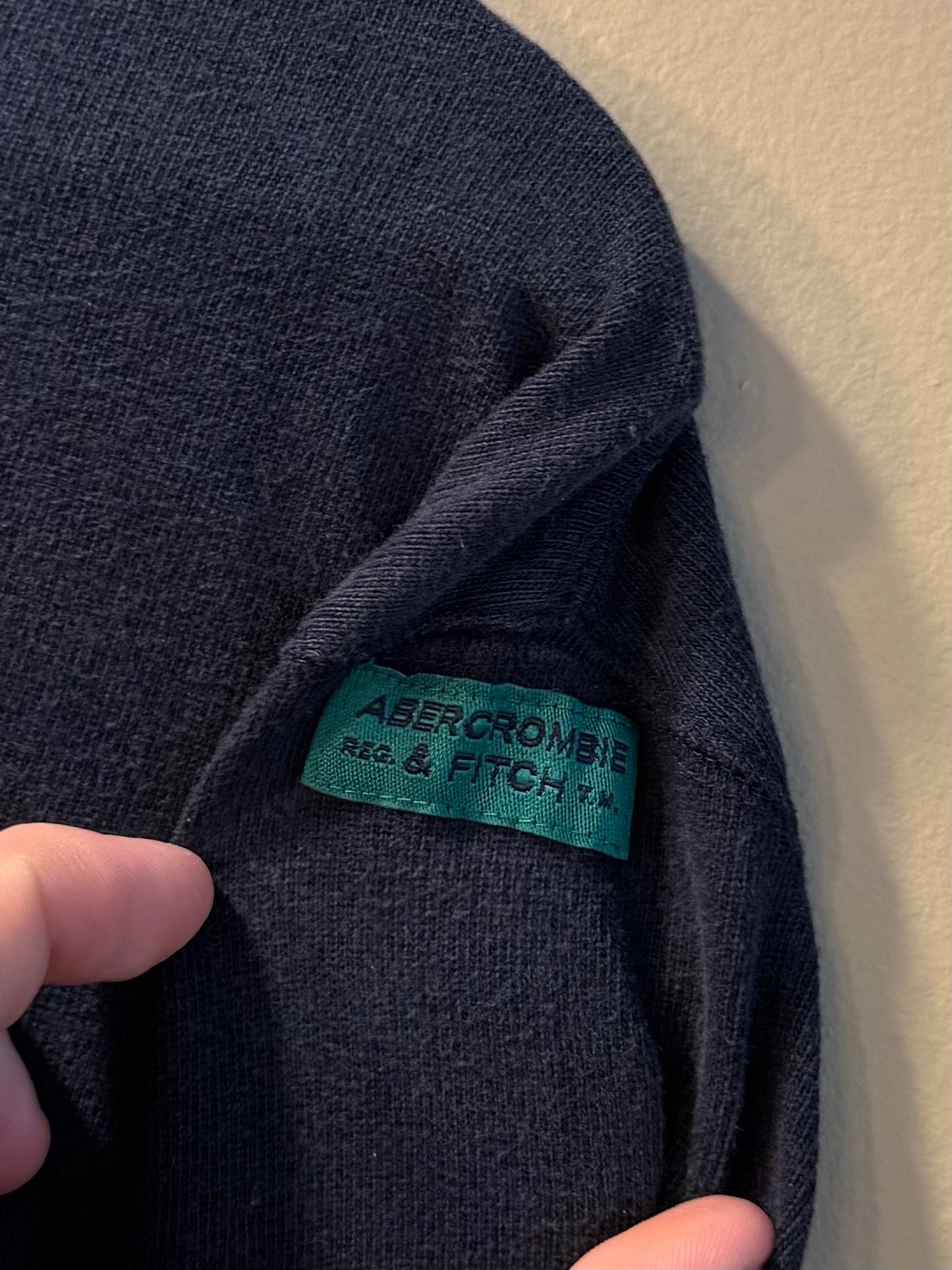 Vintage Abercrombie & Fitch Navy Blue Longsleeve T-Shirt- L
