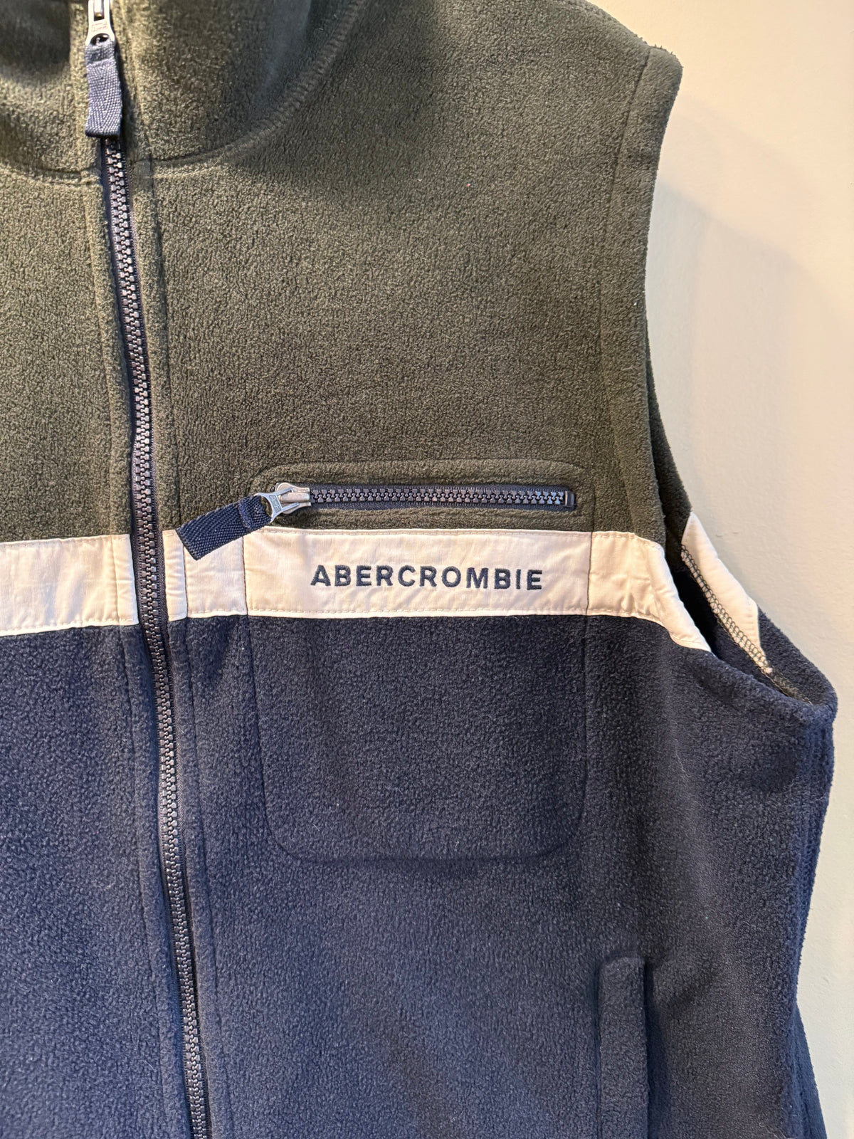 Vintage Abercrombie & Fitch Fleece Vest- M/L