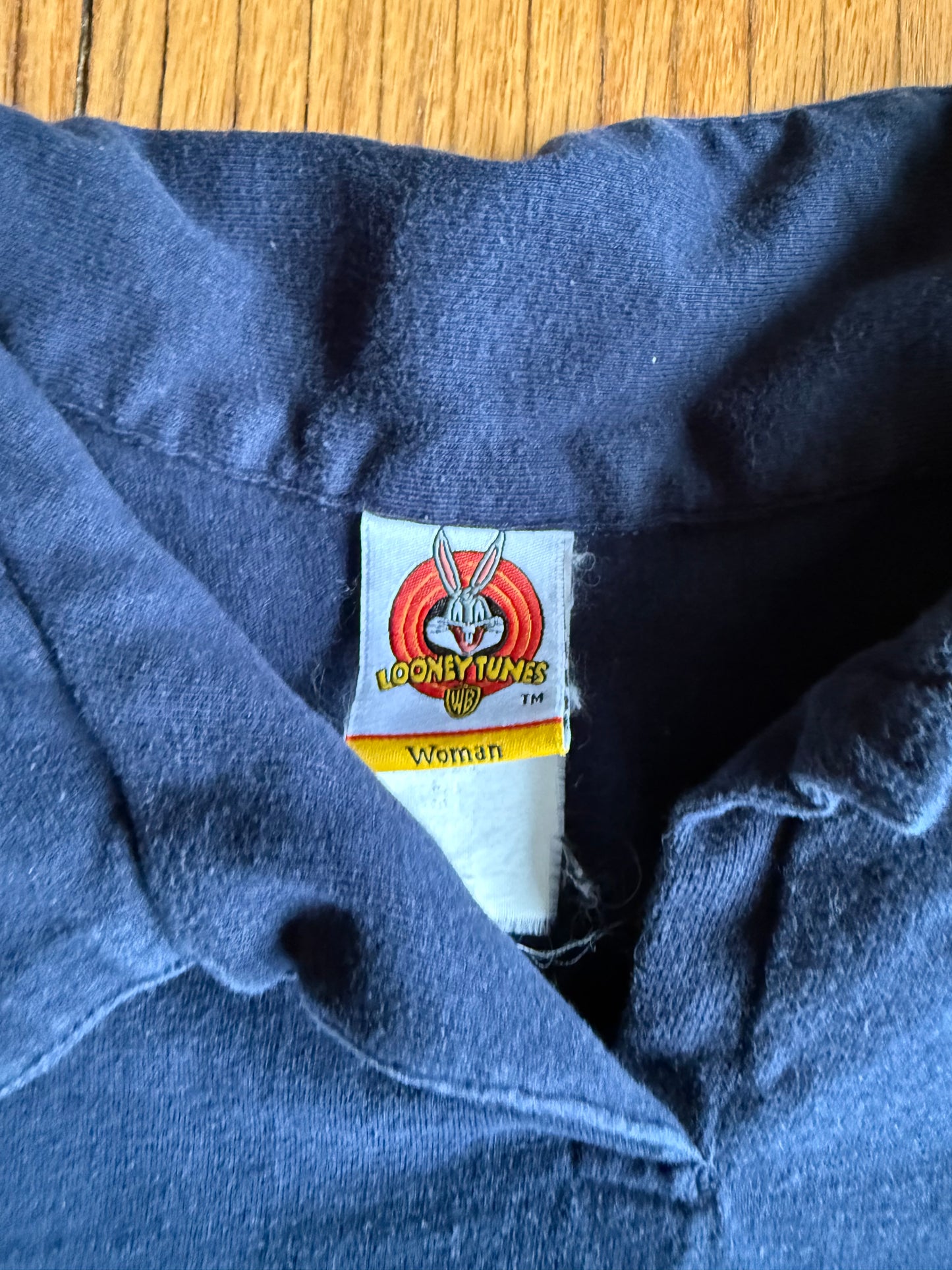 Vintage Tazmanian Devil Taz Looney Tunes Polo Shirt- XL