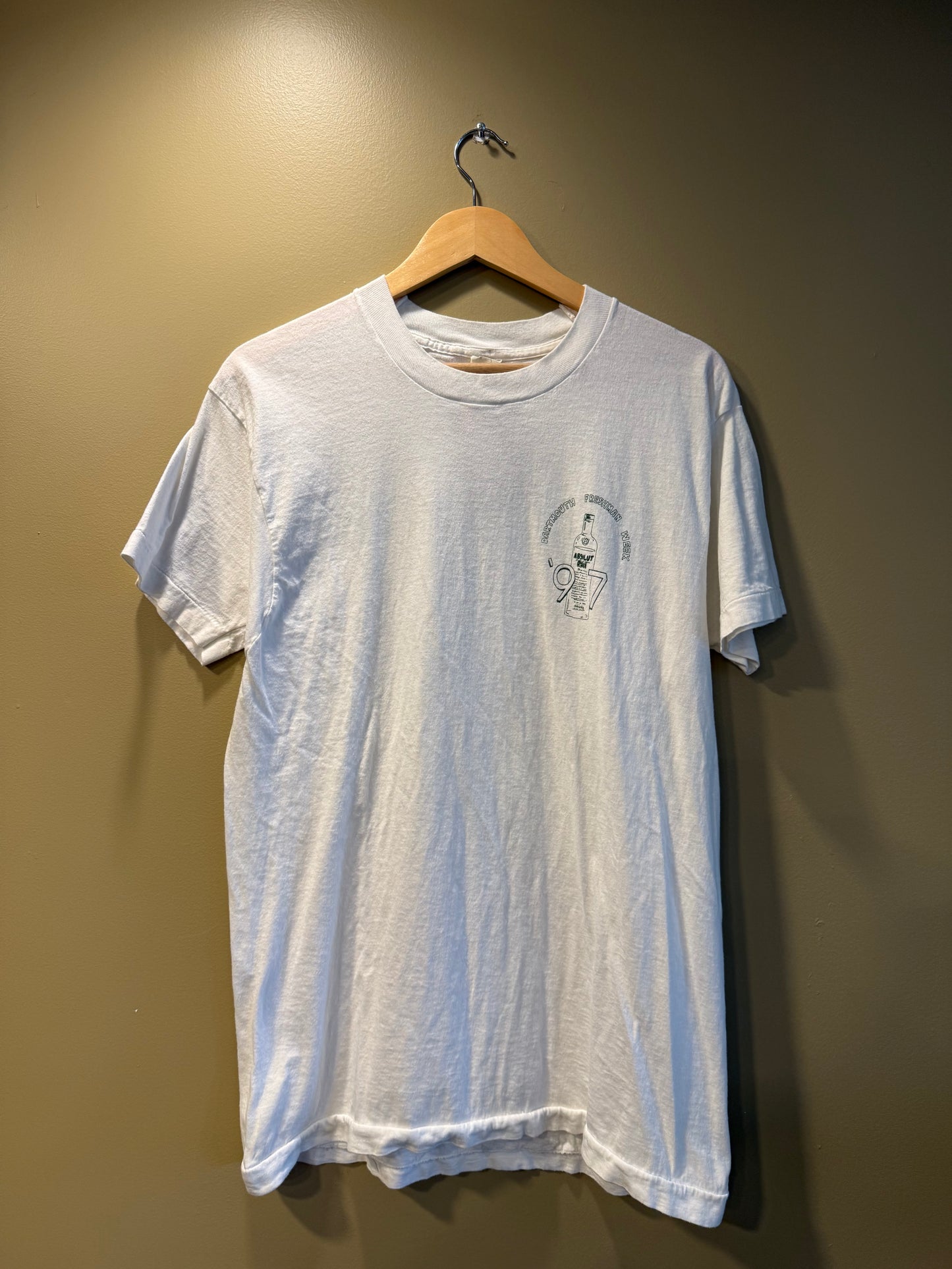 Vintage Dartmouth University Absolut Vodka T-Shirt- M