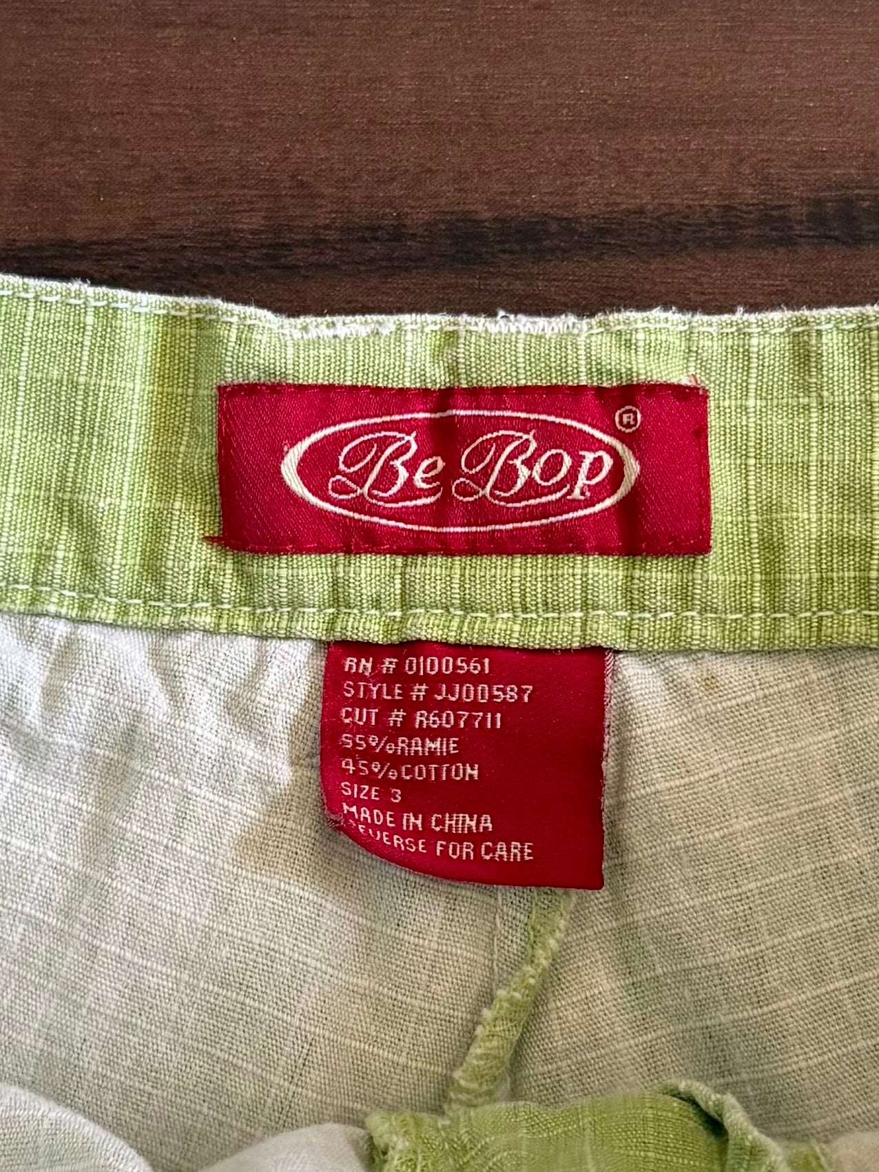 Vintage Y2K Be Bop Lim Green Skort- 28