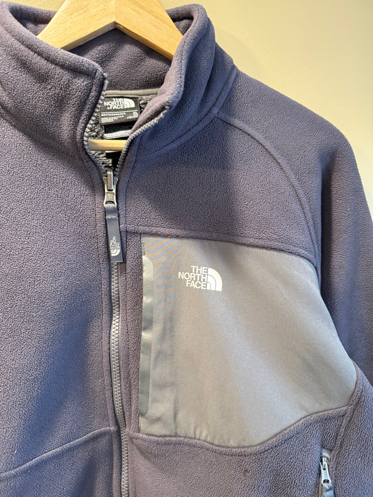 Vintage The North Face Dark Gray Fleece Jacket- S