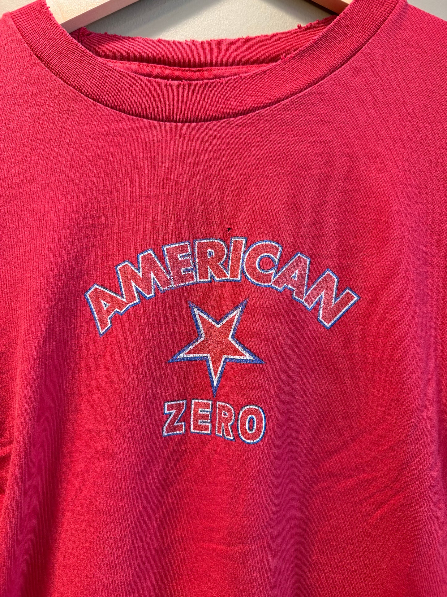 Vintage Zero Skateboards American Zero Red Star T-Shirt- L
