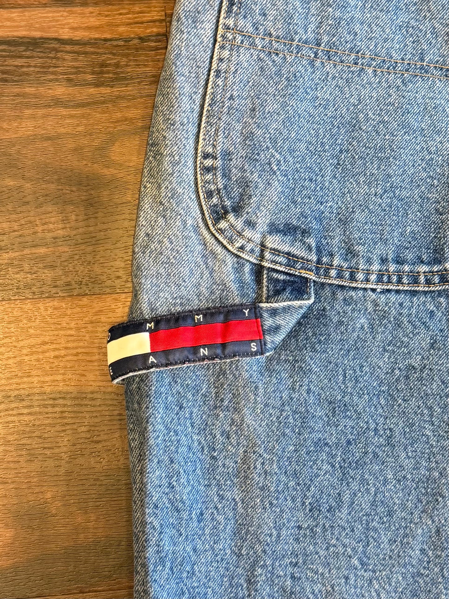 Vintage Tommy Hilfiger Streetwear Carpenter Denim Jeans- 34x32