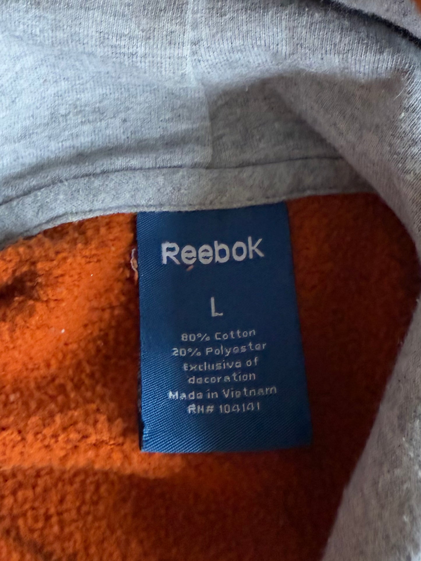 Vintage Reebok Burnt Orange Sweatshirt Hoodie- L