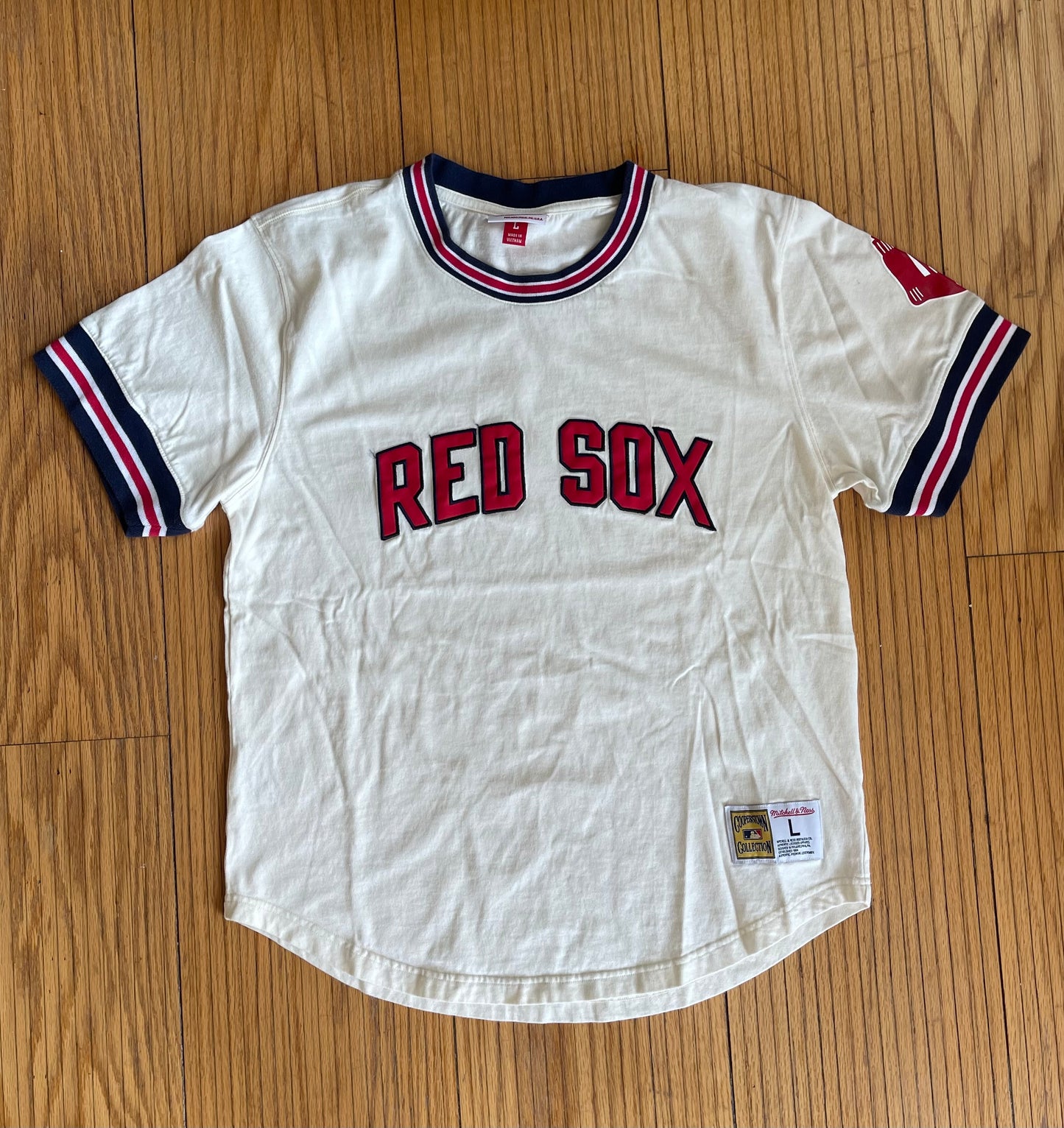 Mitchell & Ness Boston Red Sox MLB Jersey T-Shirt- L