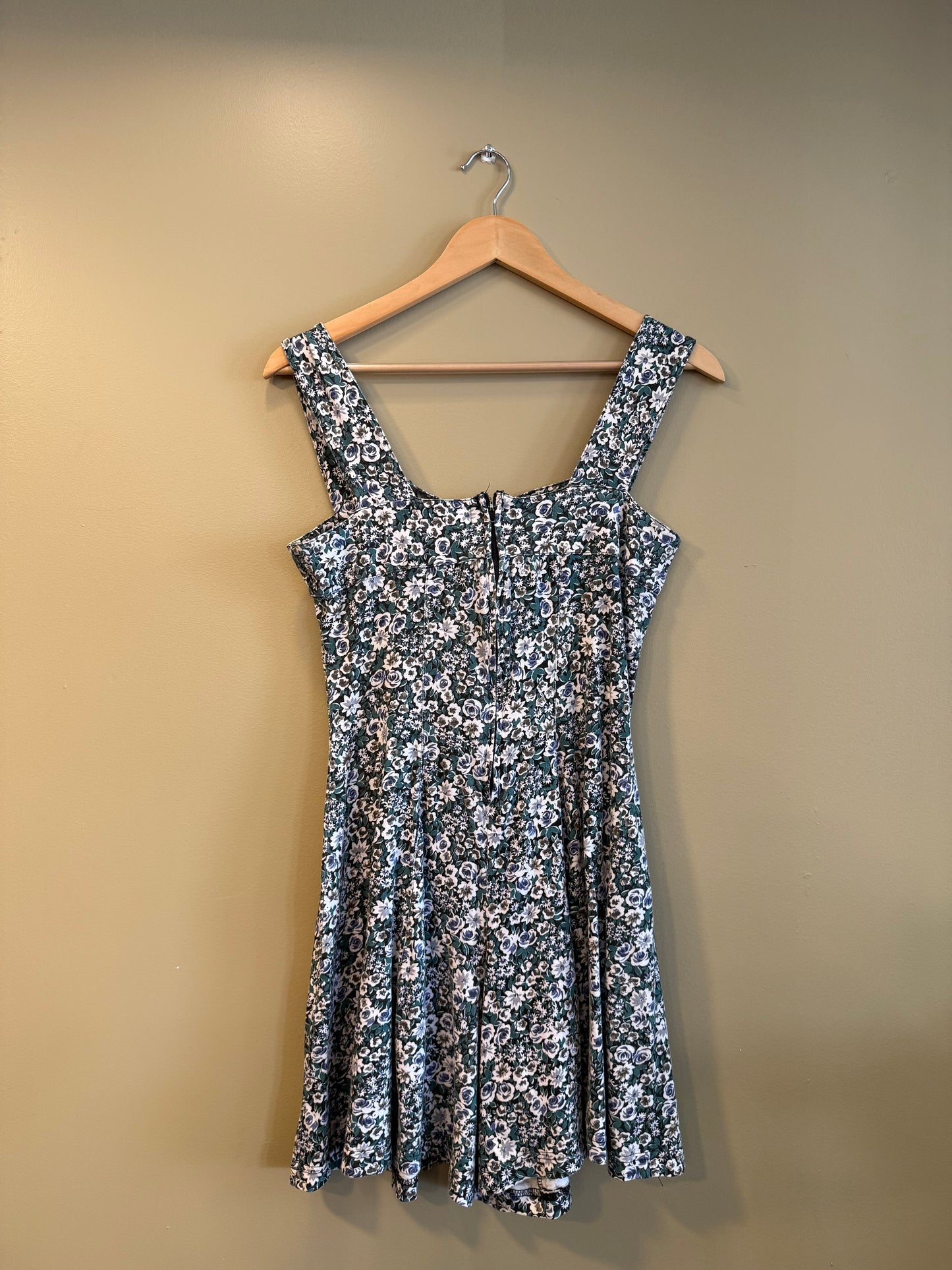 Vintage Floral Baby Doll Dress- S