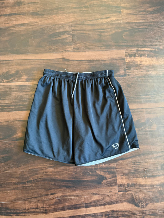 Vintage Nike Soccer Black Athletic Shorts- 30