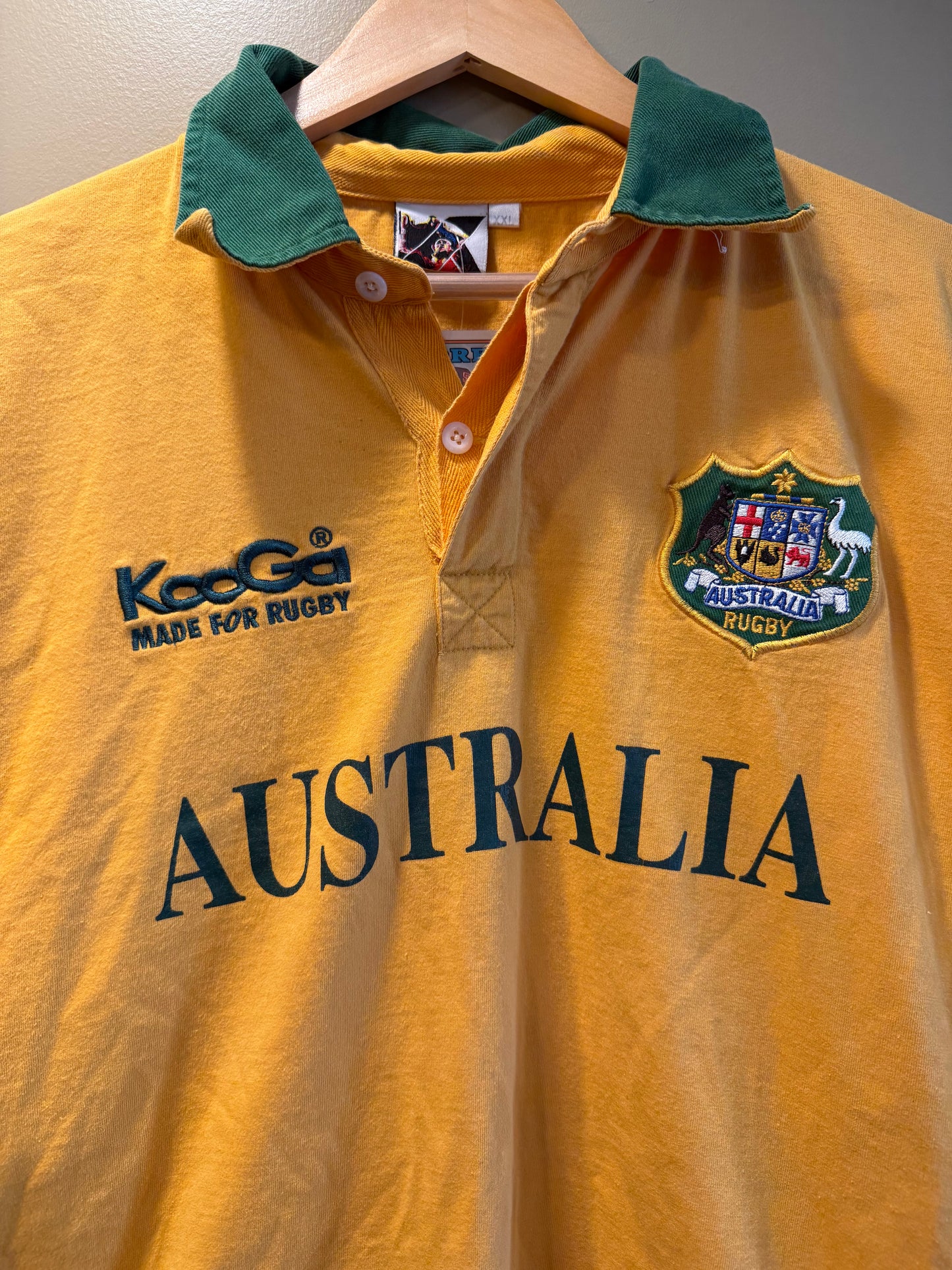Vintage Australia Rugby Polo Shirt- XL