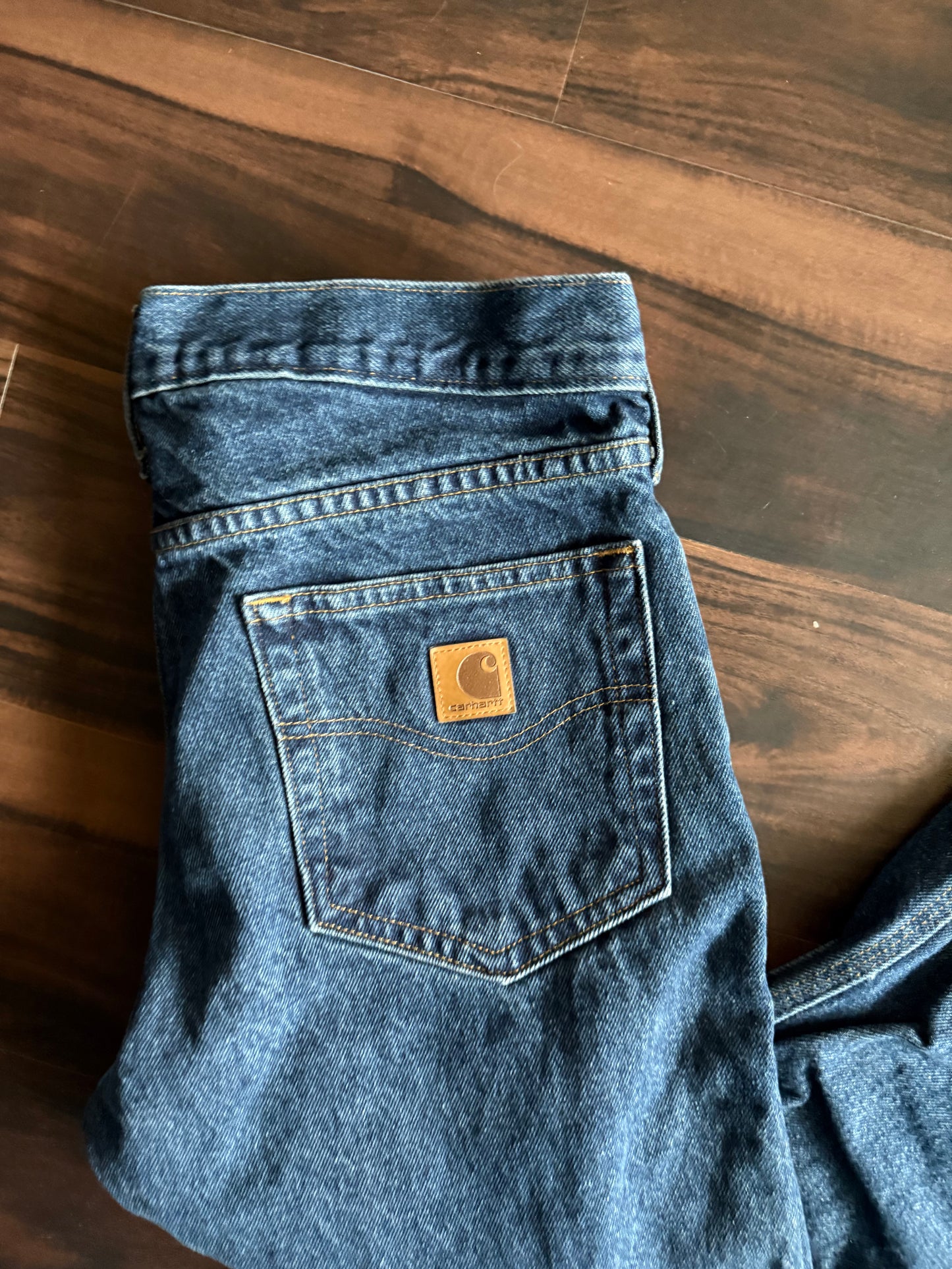 Vintage Carhartt Dark Wash Denim Workwear Jeans- 30x33