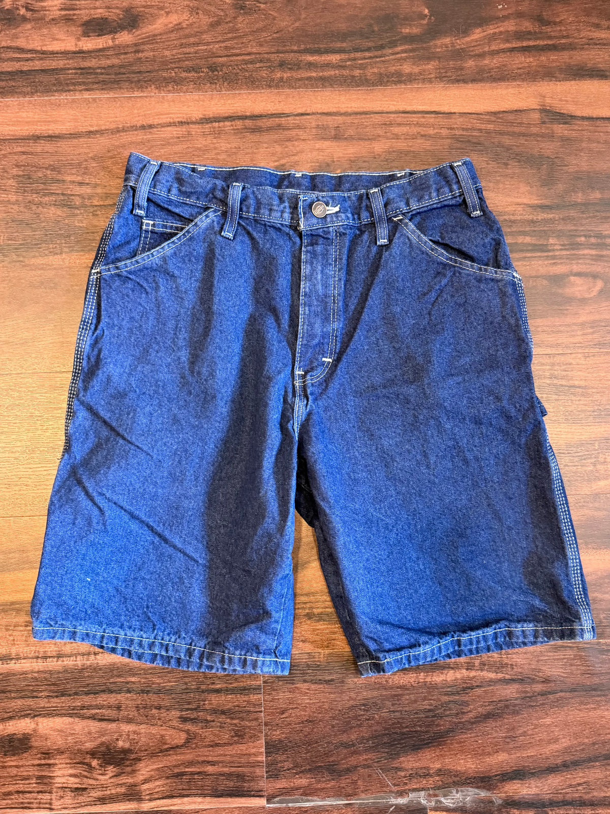 Vintage Dickies Dark Wash Carpenter Denim Jean Shorts- 30