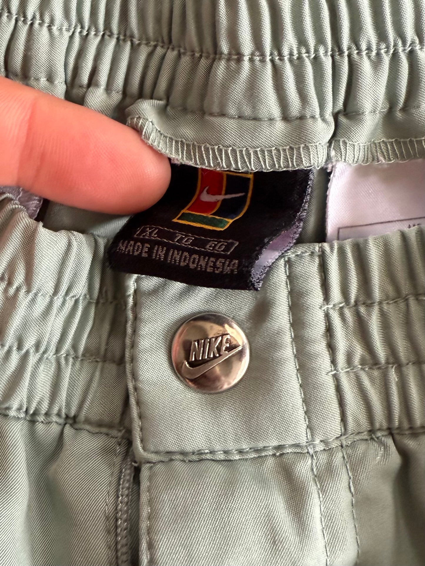 Vintage Nike Challenge Court Mint Green Athletic Tennis Shorts- 30