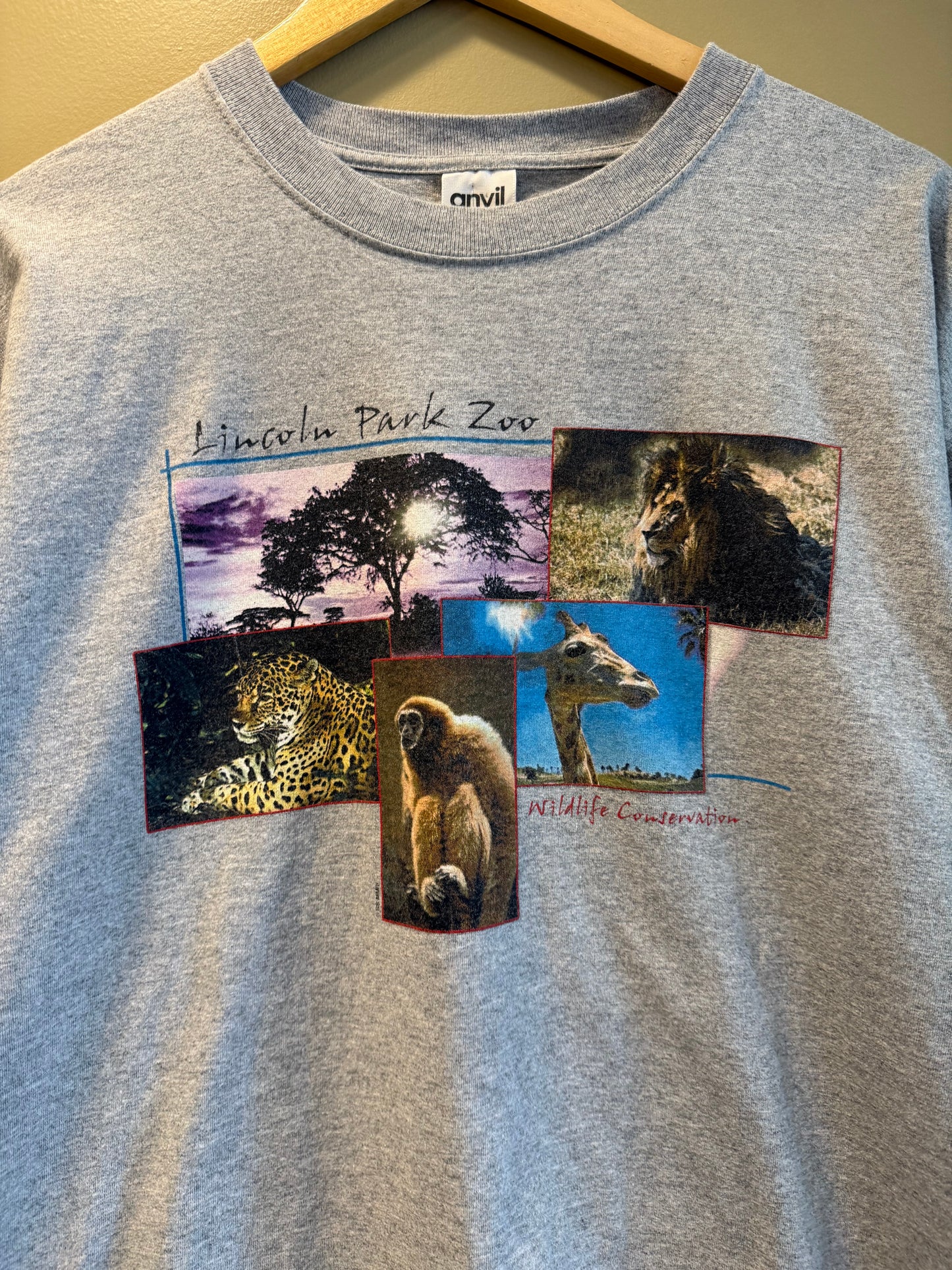 Vintage Lincoln Park Zoo Gray T-Shirt- L