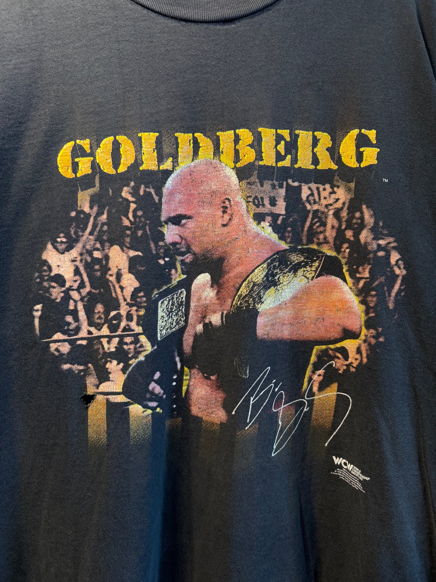 Vintage WCW Goldberg Wrestling T-Shirt- XL
