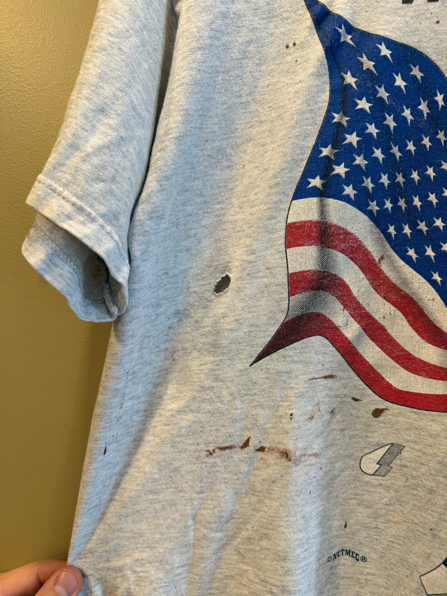 Vintage United States World Cup 94 Heavily Distressed T-Shirt- XL