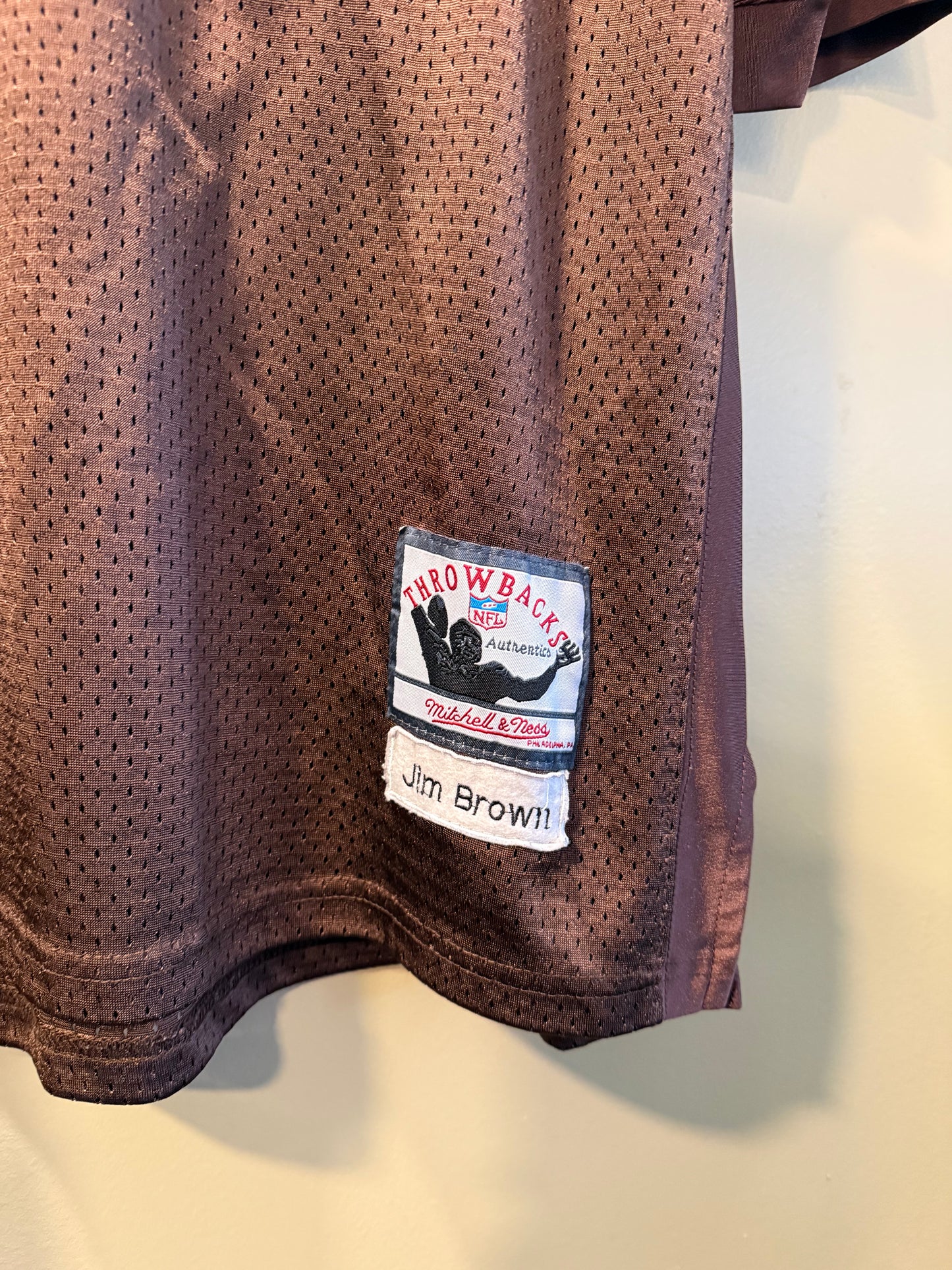 Vintage Mitchell & Ness Cleveland Browns Jim Brown Jersey- XL