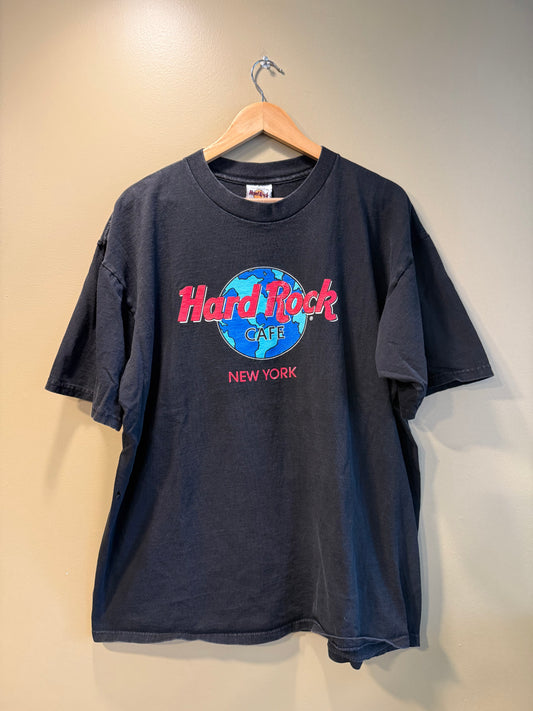 Vintage Hard Rock Cafe New York Globe T-Shirt- XL
