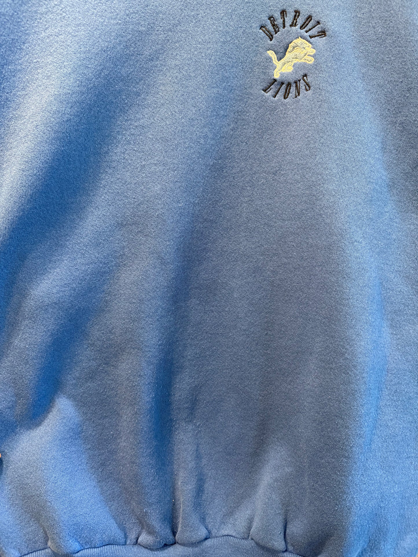 Vintage Detroit Lions Two Tone Small Logo Crewneck Sweatshirt- XL