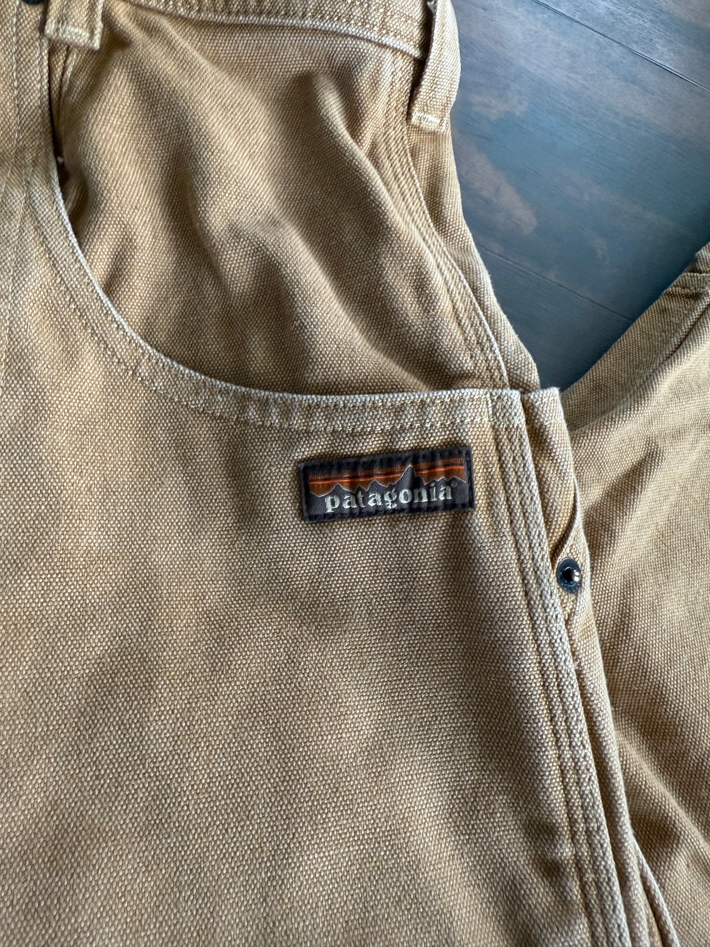 Vintage Patagonia Tan Duck Canvas Workwear Pants- 33x30