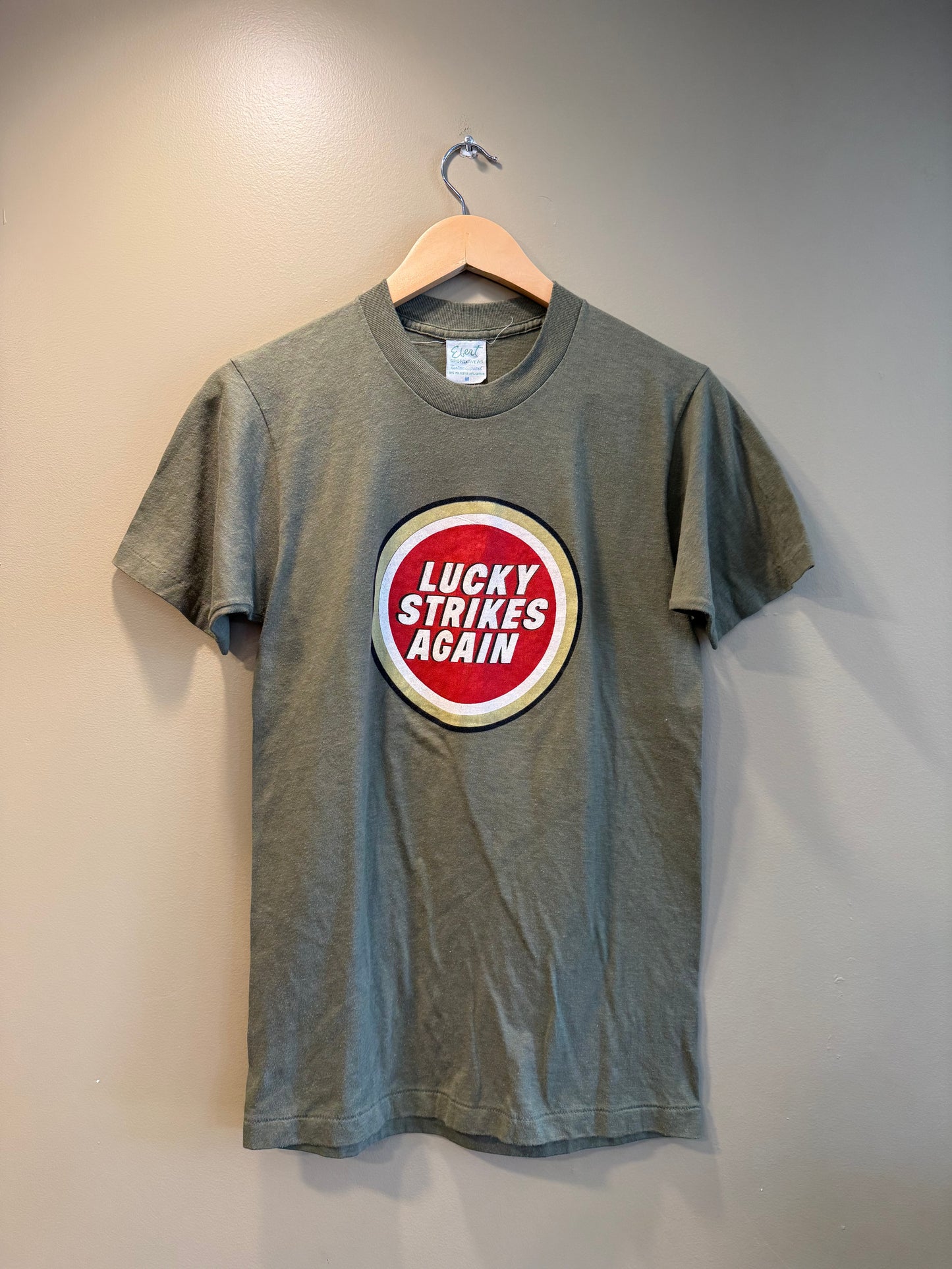 Vintage 70s Lucky Strike Cigarettes T-Shirt- S