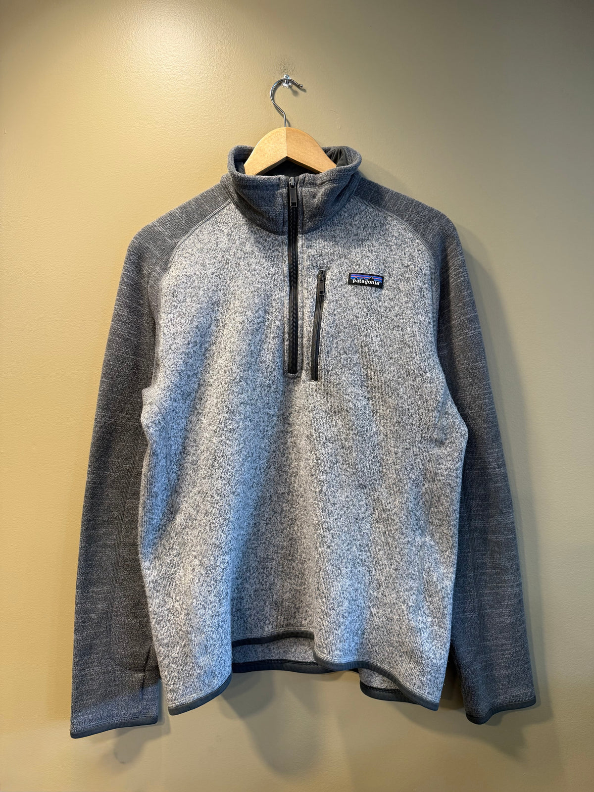Vintage Patagonia Gray Tech Fleece Jacket- M