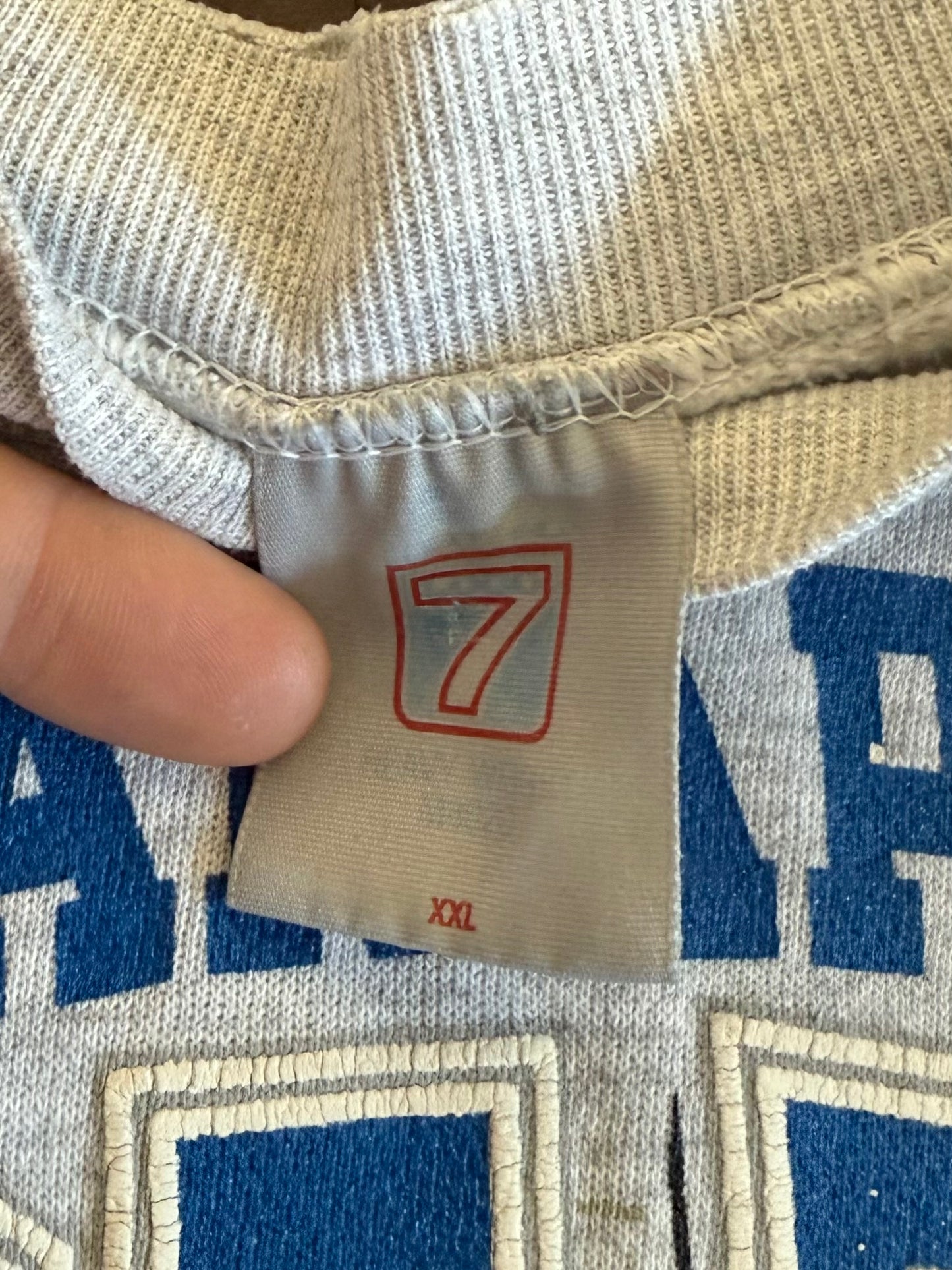 Vintage Indianapolis Colts Distressed Paint Splattered Crewneck Sweatshirt- XXL