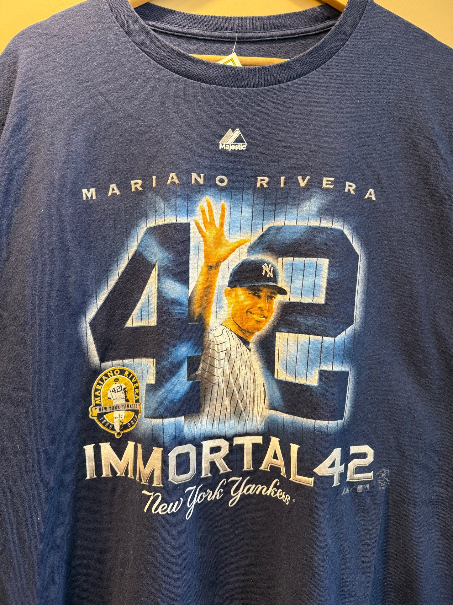 Vintage New York Yankees Mariano Rivera 42 T-Shirt- XXL