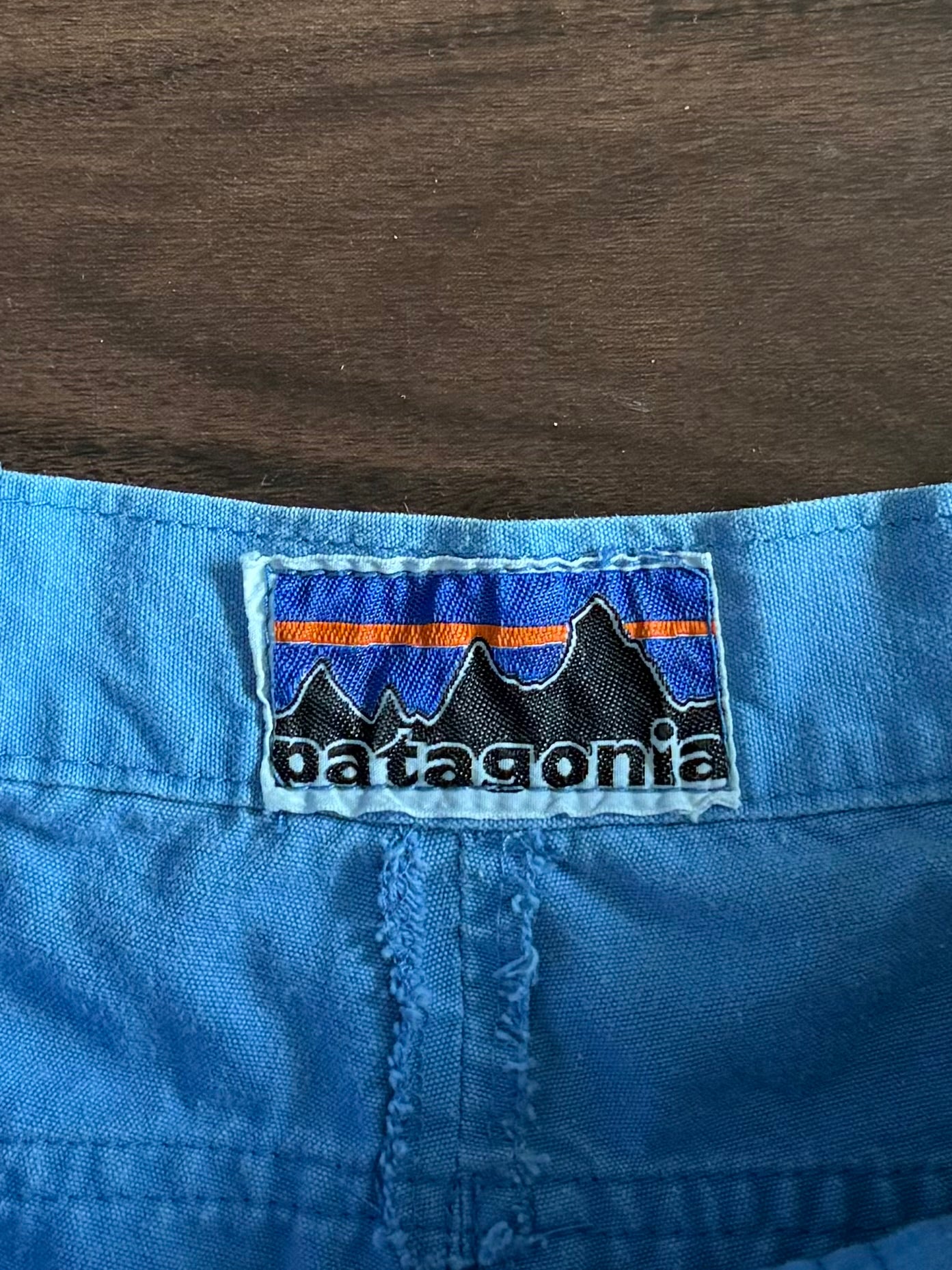 Vintage 70s Patagonia Women’s Blue Stand-Up Shorts- 28