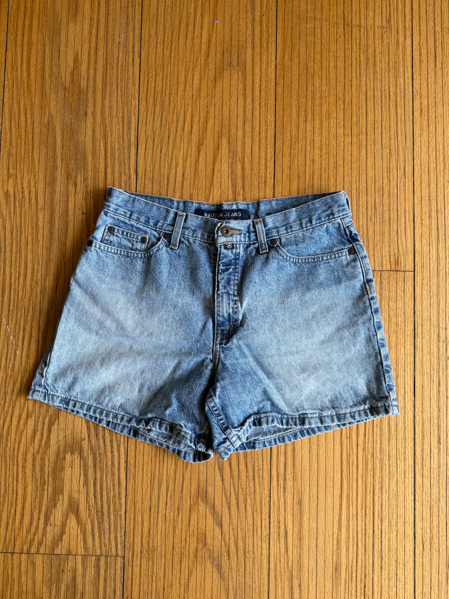 Vintage Nautica Light Wash Denim Jean Shorts- 30
