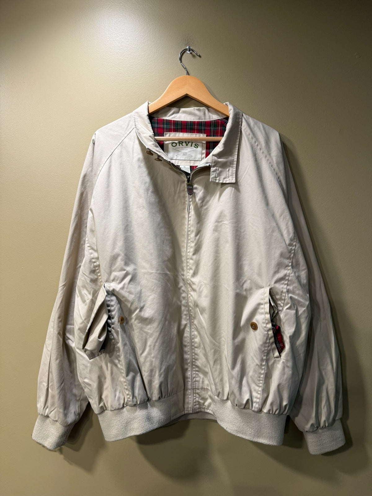 Vintage Orvis Canvas Zip Jacket - XL
