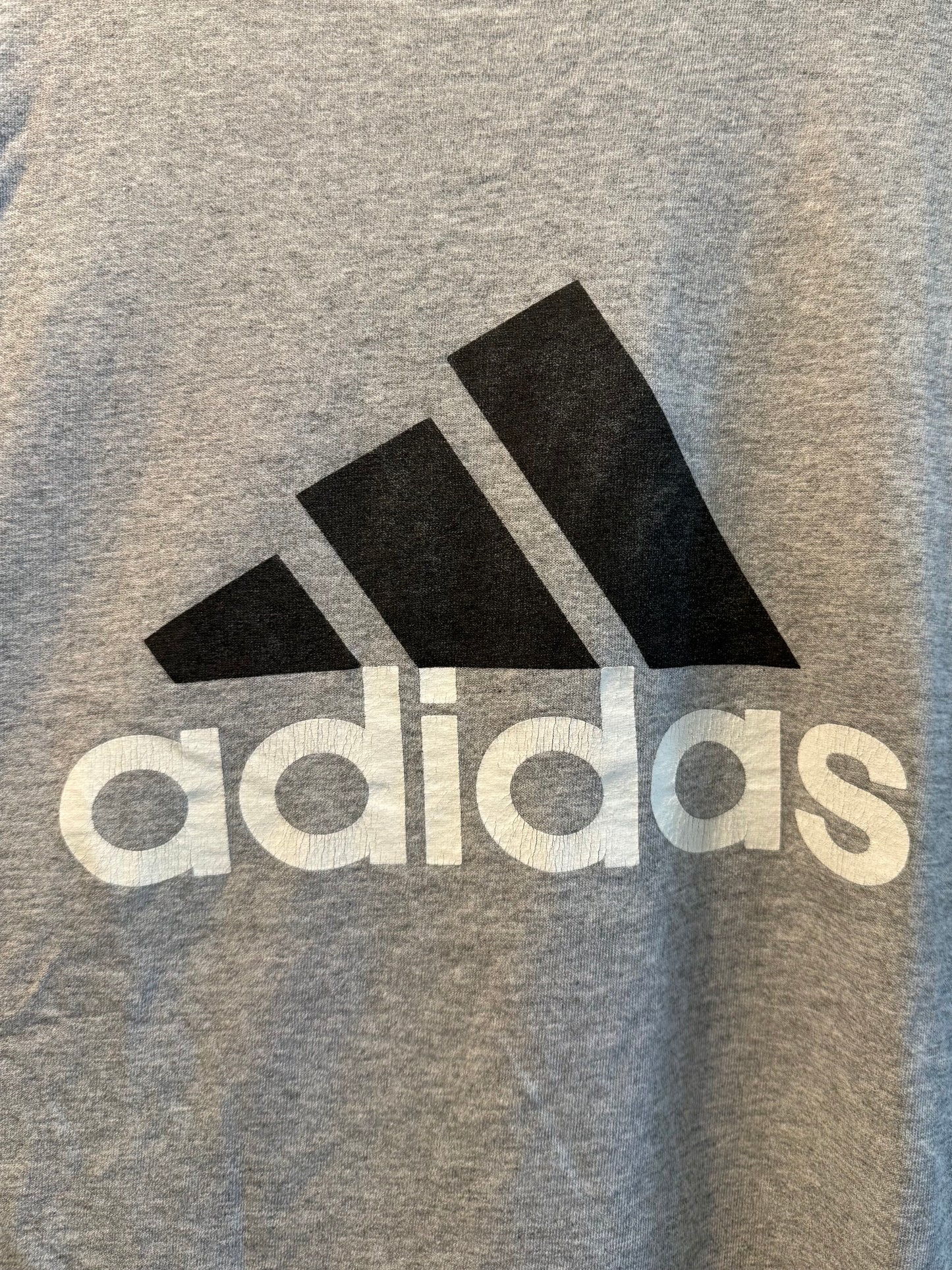 Vintage Adidas Gray Tank Top T-Shirt- L
