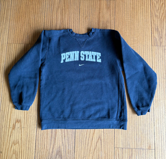 Vintage Nike Penn State University Center Swoosh Crewneck Sweatshirt- M