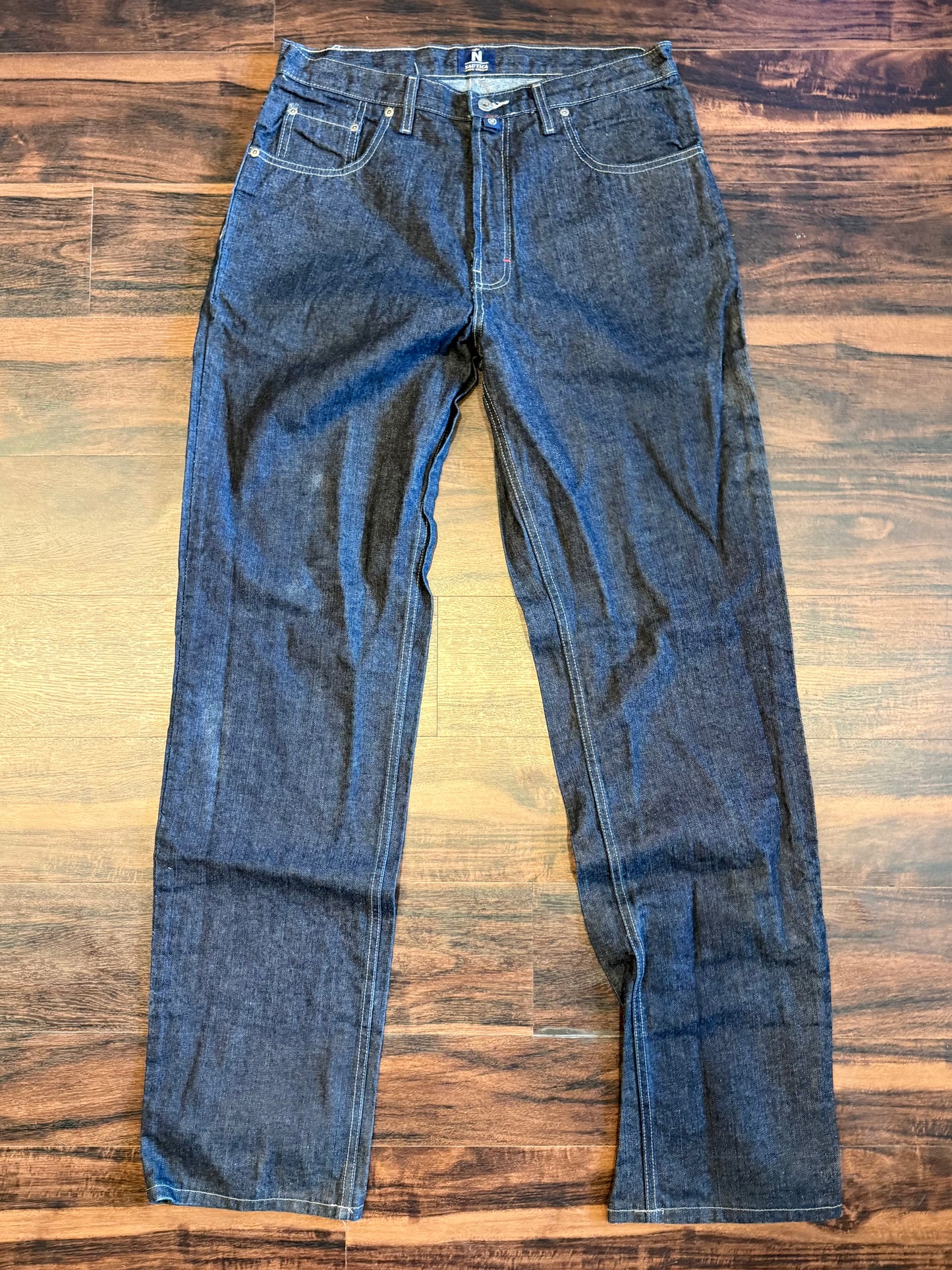 Vintage Nautica Dark Wash Heavy Denim Jeans- 34x38