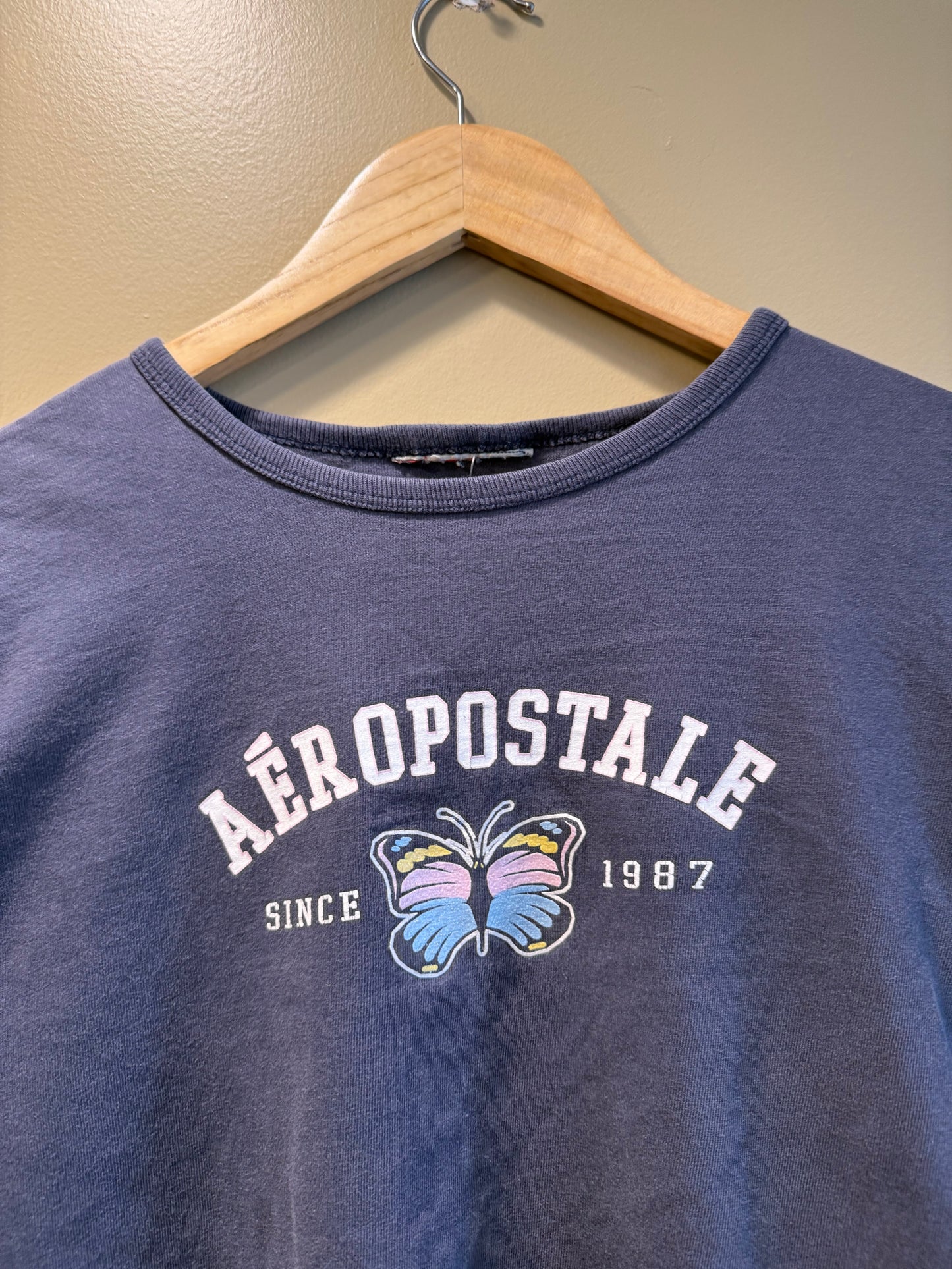 Vintage Y2K Aeropostale Women’s Long Sleeve T-Shirt- M