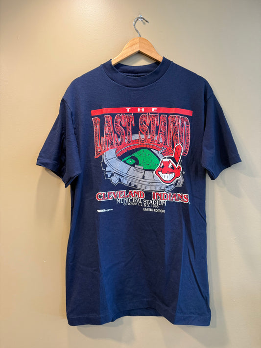 Vintage Cleveland Indians The Last Stand Municipal Stadium T-Shirt- L