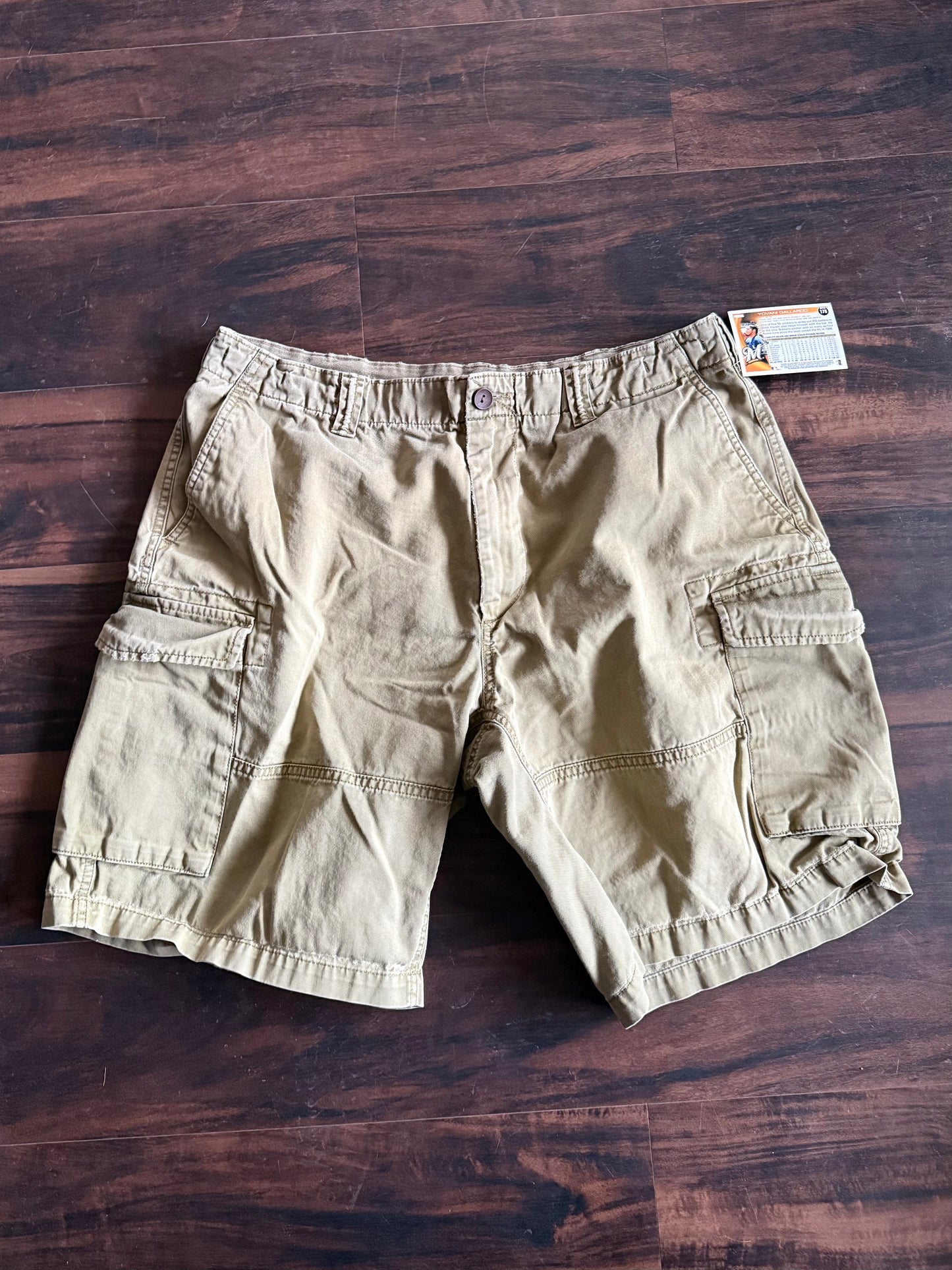 Vintage Polo Ralph Lauren Green Cargo Shorts- 34