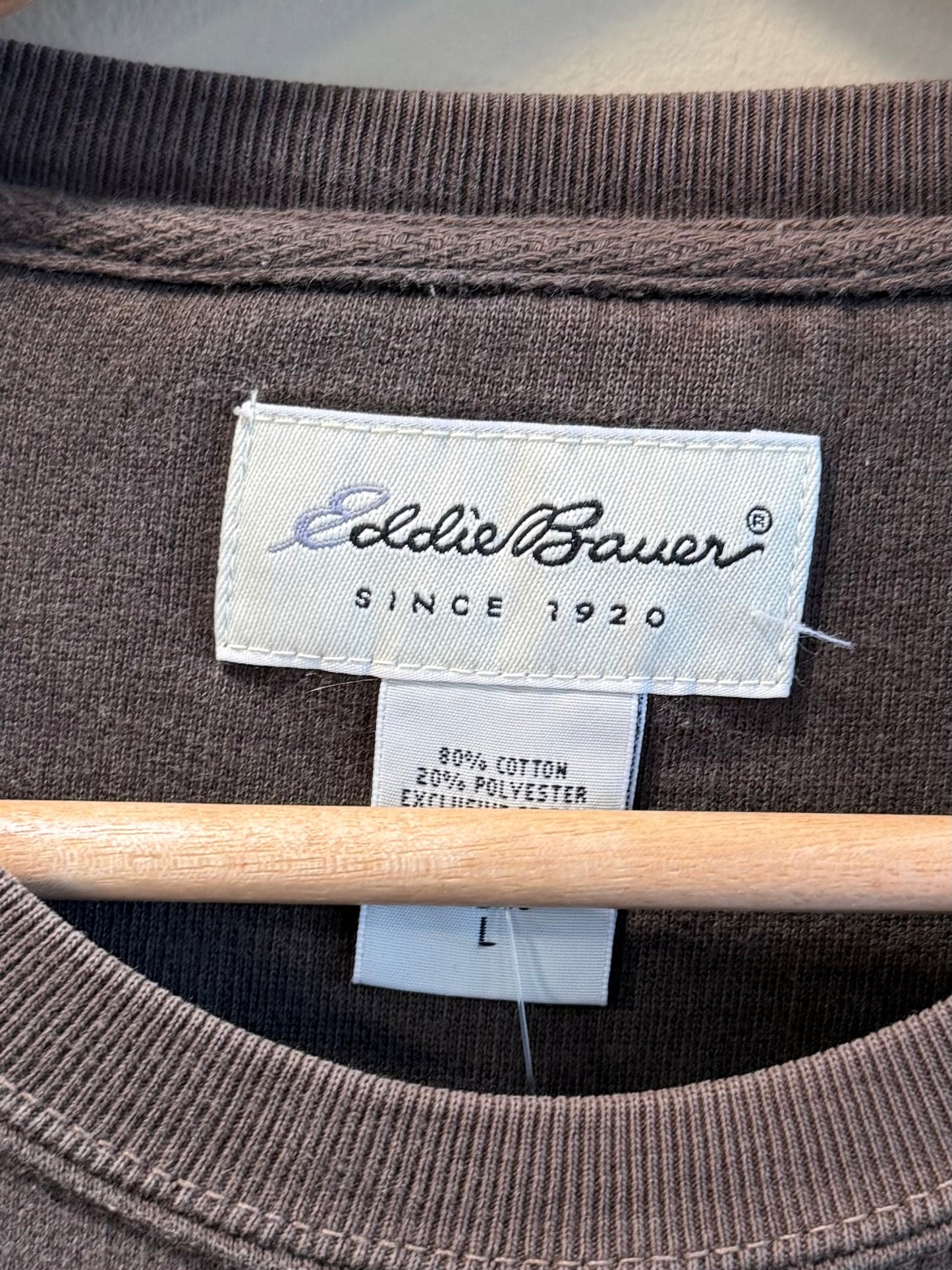 Vintage Eddie Bauer Brown Crewneck Sweatshirt- XL
